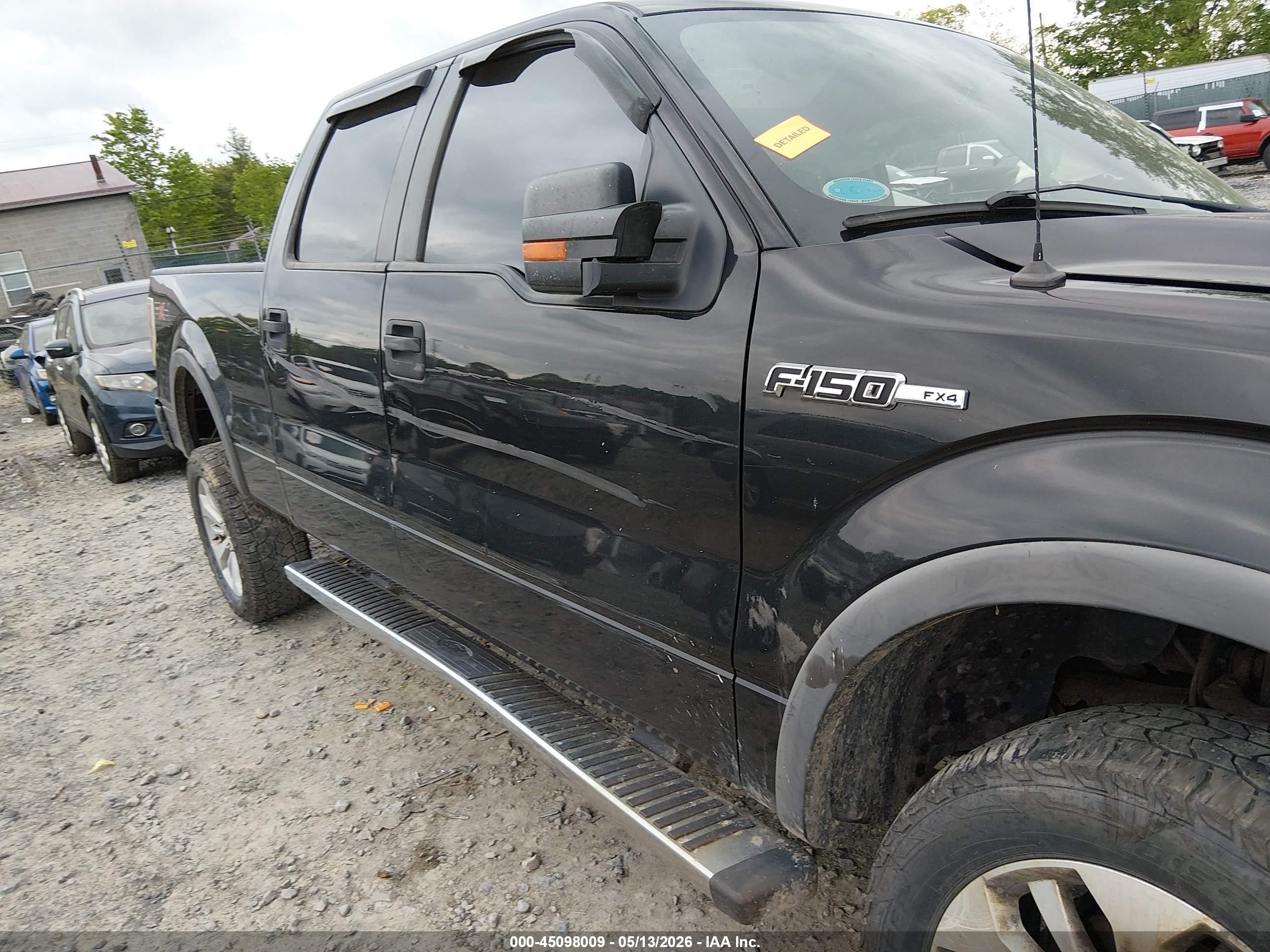 2010 Ford F-150 Fx4 Black vin: 1FTFW1EV4AFD10525