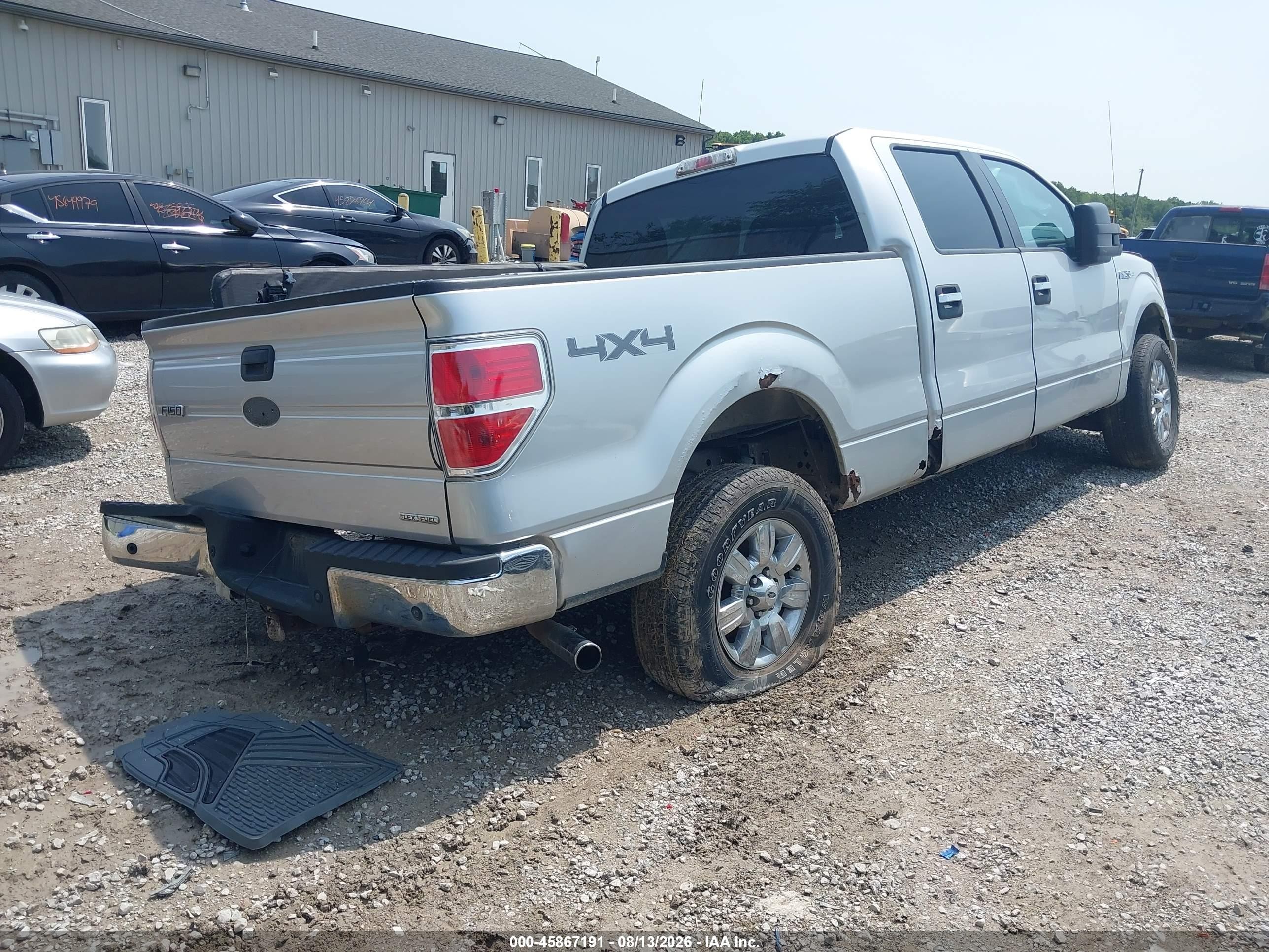 2010 Ford F-150 Fx4/harley-davidson/king Ranch/lariat/platinum/xl/xlt Silver vin: 1FTFW1EV4AFD53178