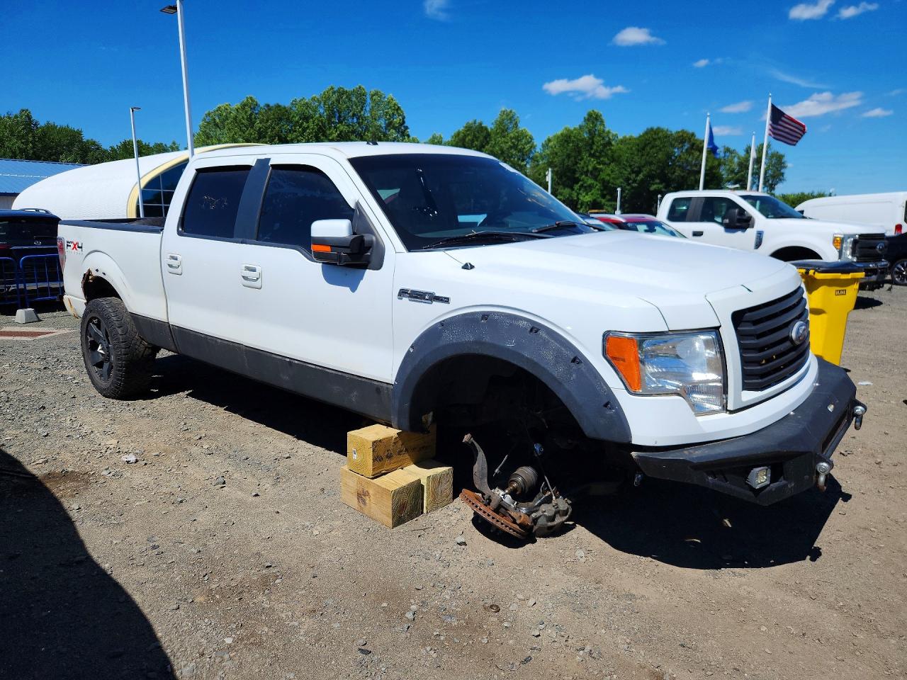 2010 Ford F150 Supercrew White vin: 1FTFW1EV4AFD67727