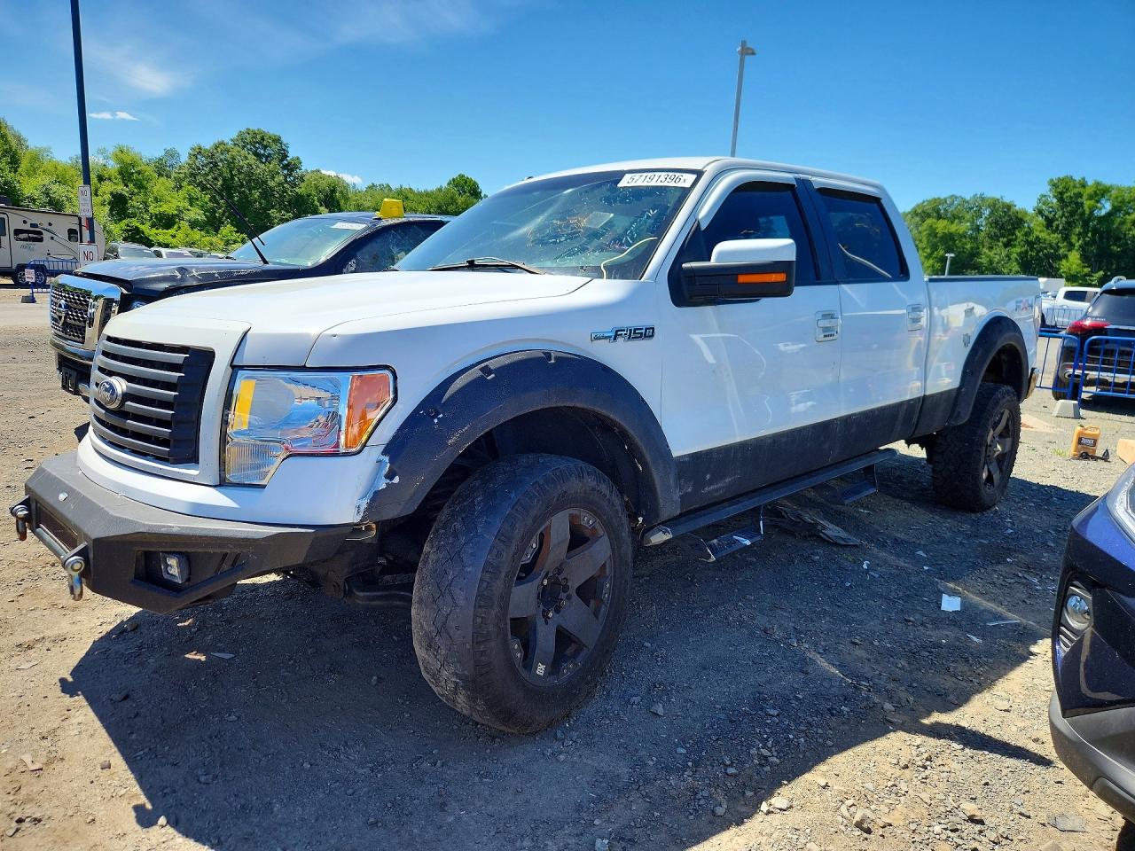 2010 Ford F150 Supercrew Белый vin: 1FTFW1EV4AFD67727