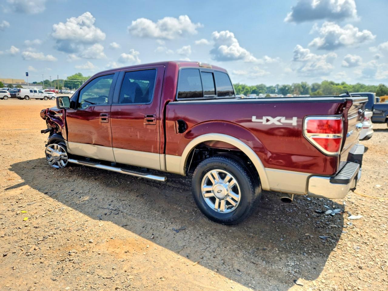 2010 Ford F150 Supercrew Maroon vin: 1FTFW1EV4AFD83362