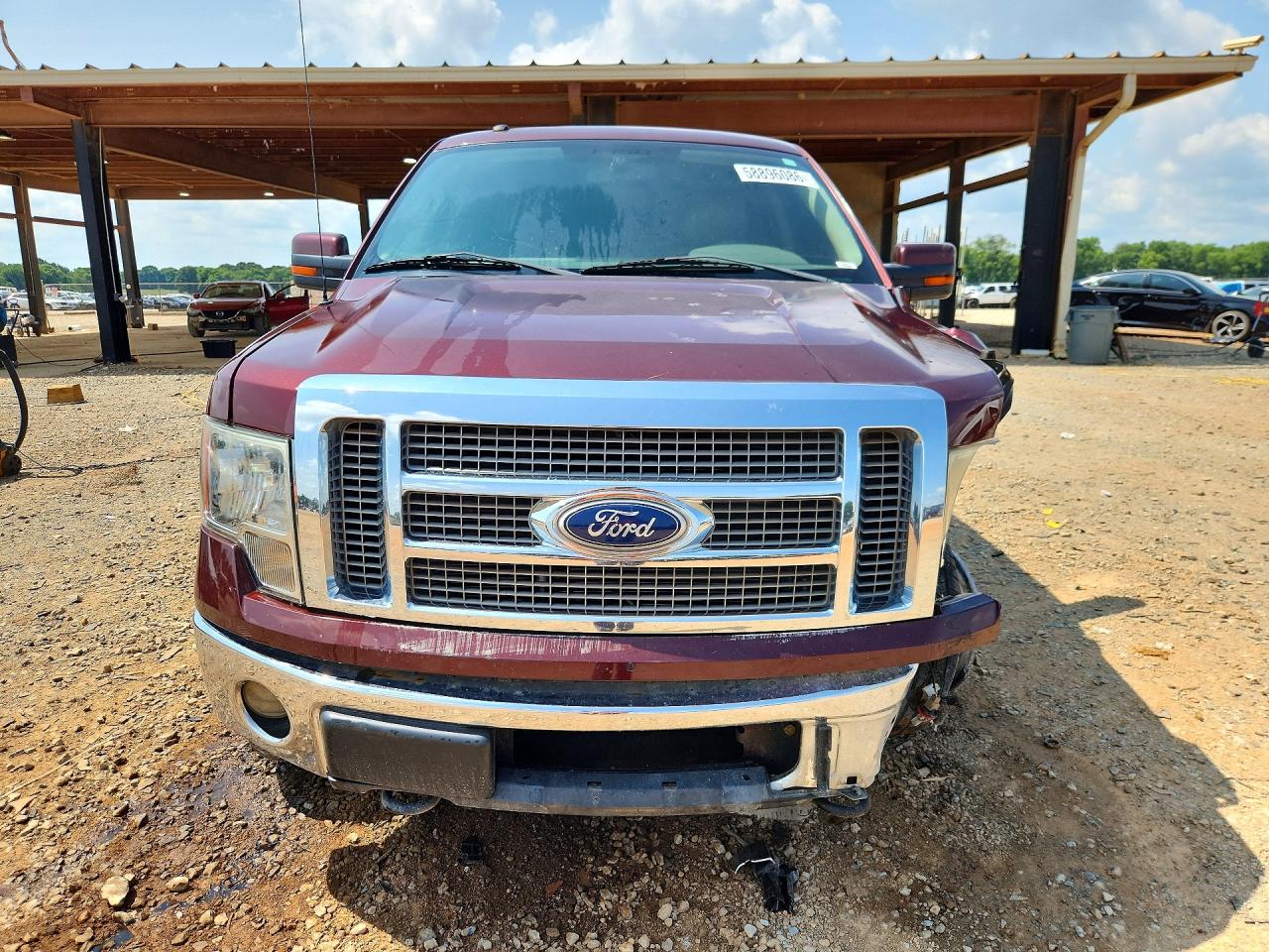 2010 Ford F150 Supercrew Maroon vin: 1FTFW1EV4AFD83362