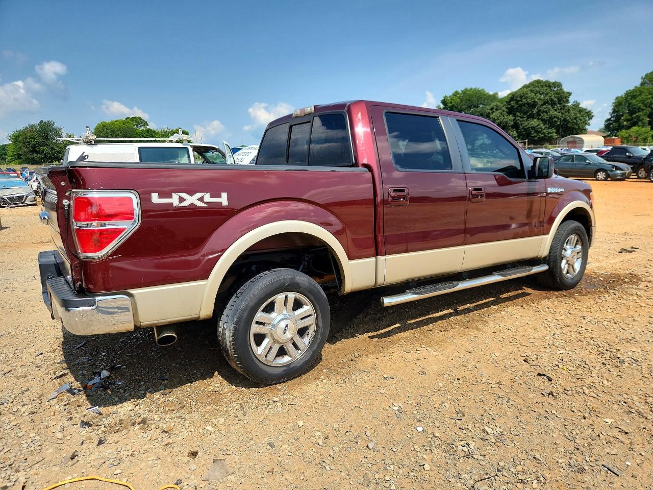2010 Ford F150 Supercrew Maroon vin: 1FTFW1EV4AFD83362