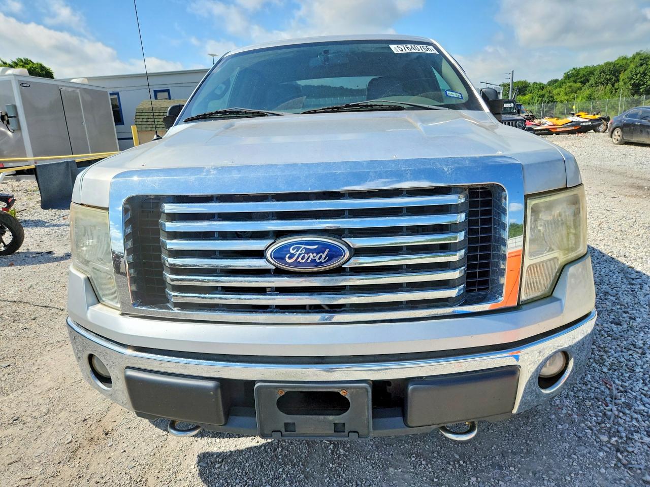 2010 Ford F150 Supercrew Silver vin: 1FTFW1EV4AFD87606