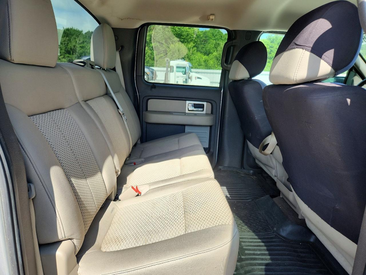 2010 Ford F150 Supercrew Silver vin: 1FTFW1EV4AFD87606