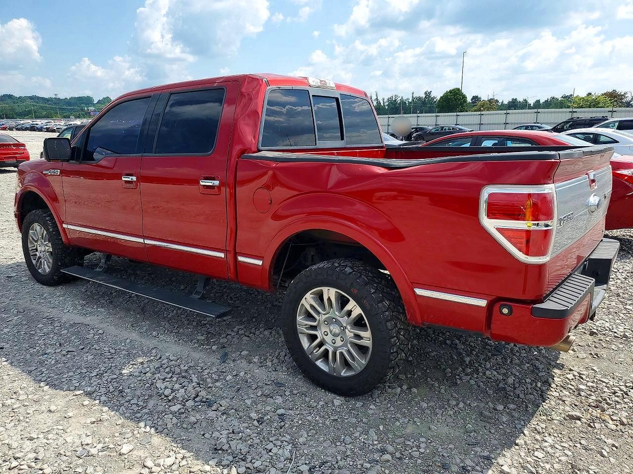 2010 Ford F150 Supercrew Red vin: 1FTFW1EV5AFA02456