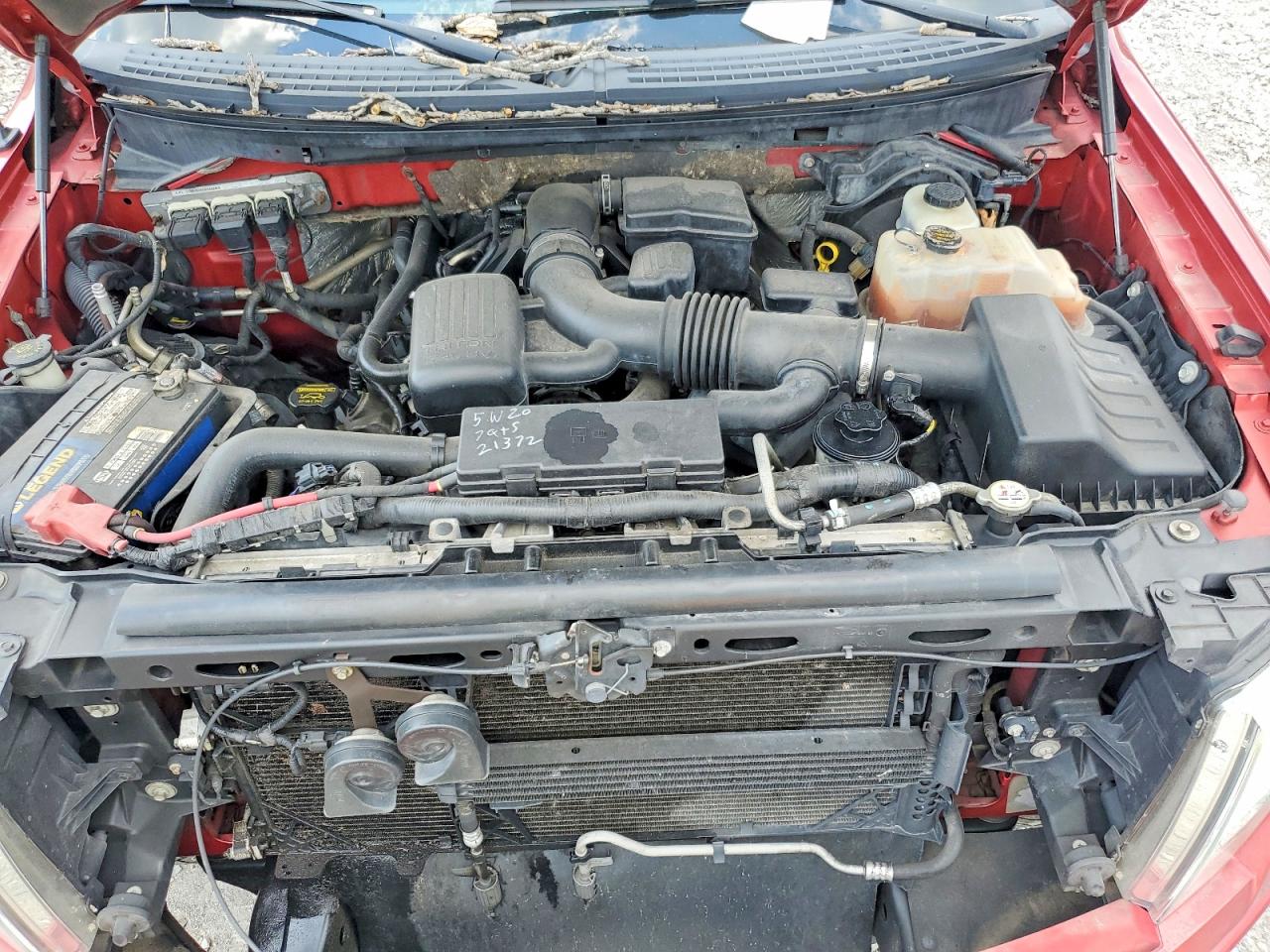 2010 Ford F150 Supercrew Red vin: 1FTFW1EV5AFA02456