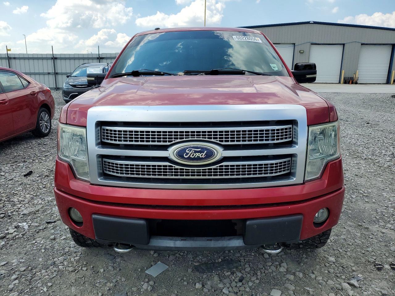 2010 Ford F150 Supercrew Red vin: 1FTFW1EV5AFA02456