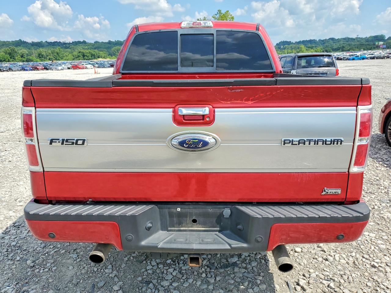 2010 Ford F150 Supercrew Red vin: 1FTFW1EV5AFA02456