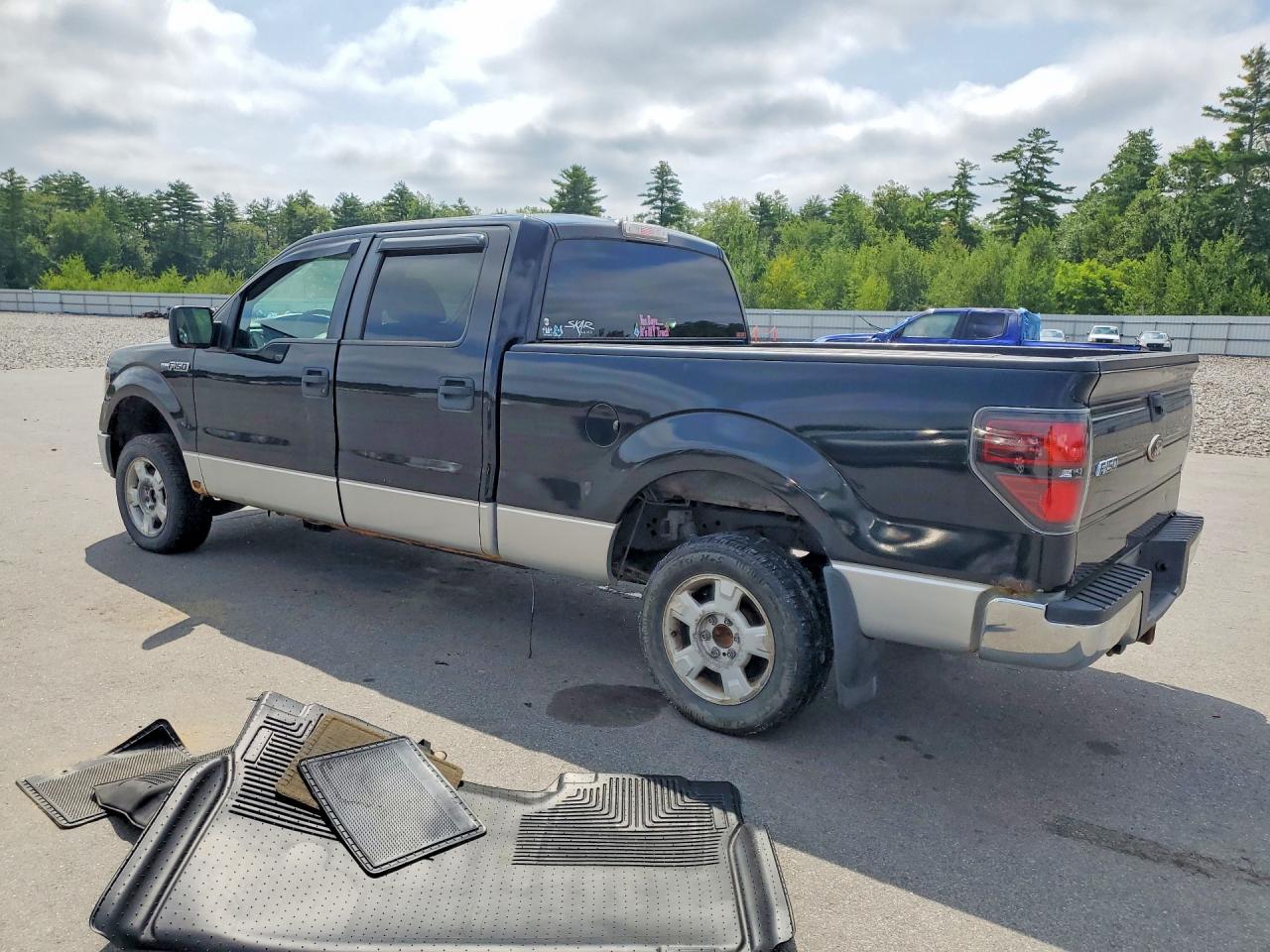 2010 Ford F150 Supercrew Black vin: 1FTFW1EV5AFA55092