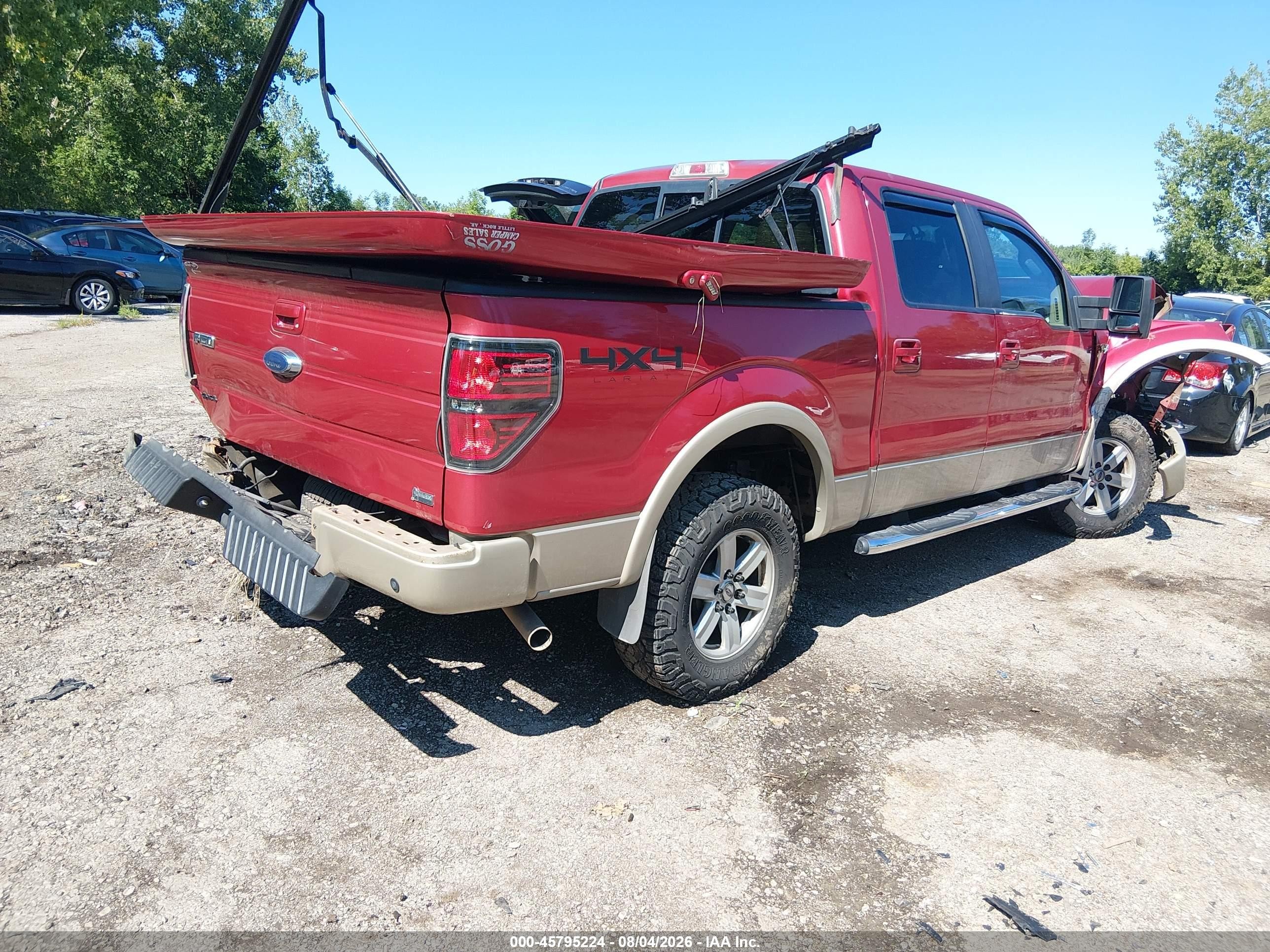 2010 Ford F-150 Fx4/harley-davidson/king Ranch/lariat/platinum/xl/xlt Красный vin: 1FTFW1EV5AFA62172