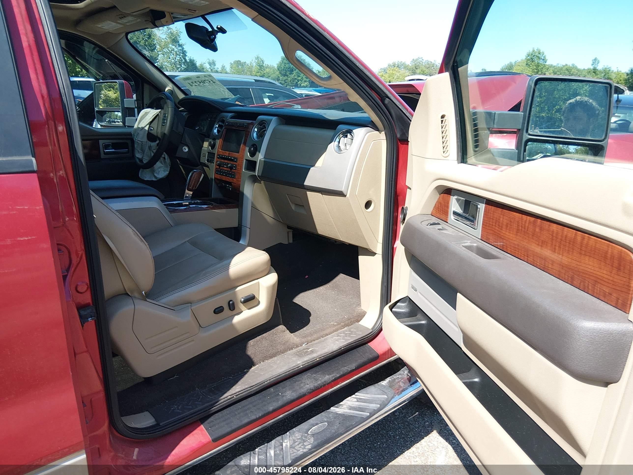 2010 Ford F-150 Fx4/harley-davidson/king Ranch/lariat/platinum/xl/xlt Красный vin: 1FTFW1EV5AFA62172