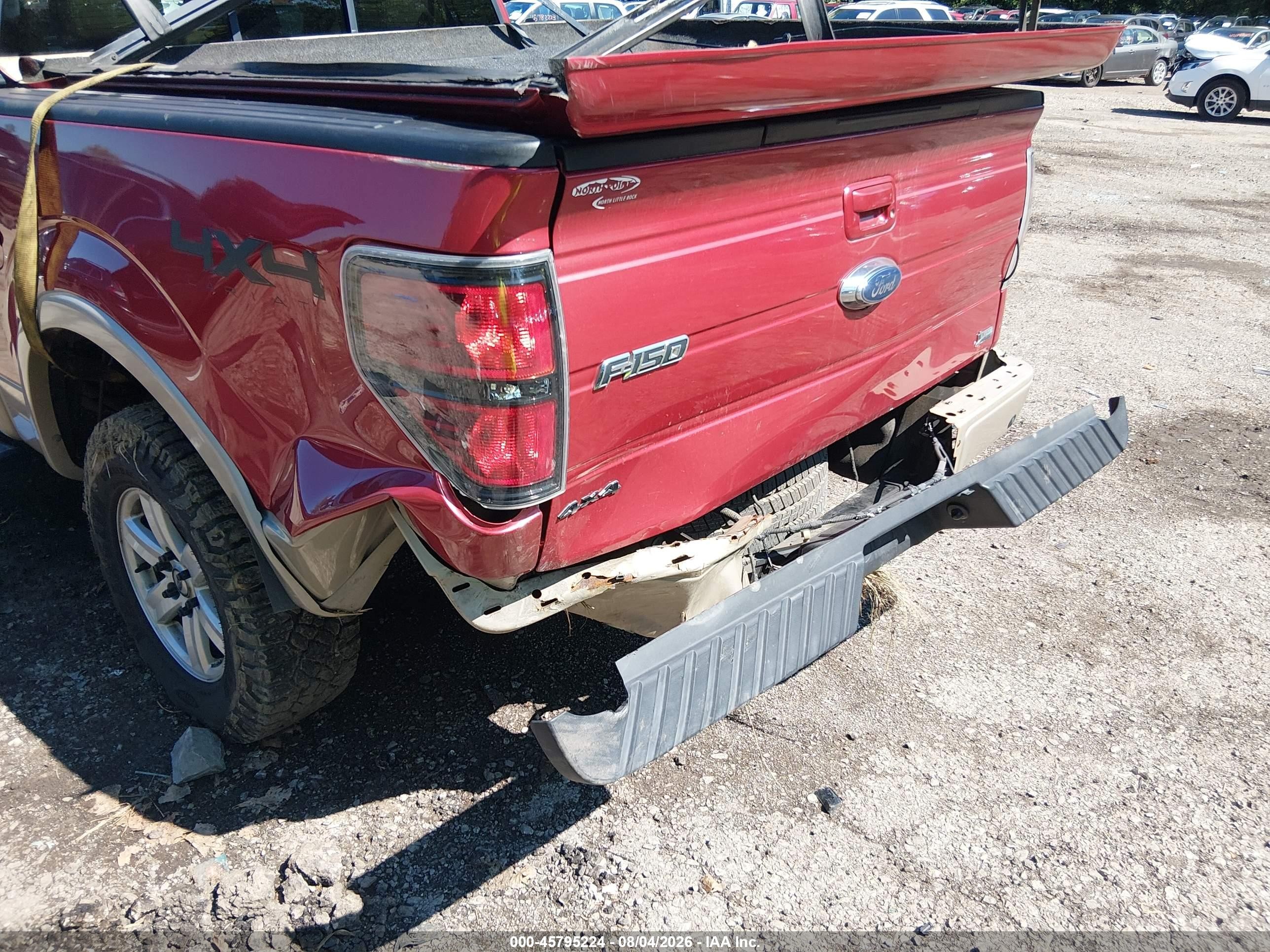 2010 Ford F-150 Fx4/harley-davidson/king Ranch/lariat/platinum/xl/xlt Красный vin: 1FTFW1EV5AFA62172