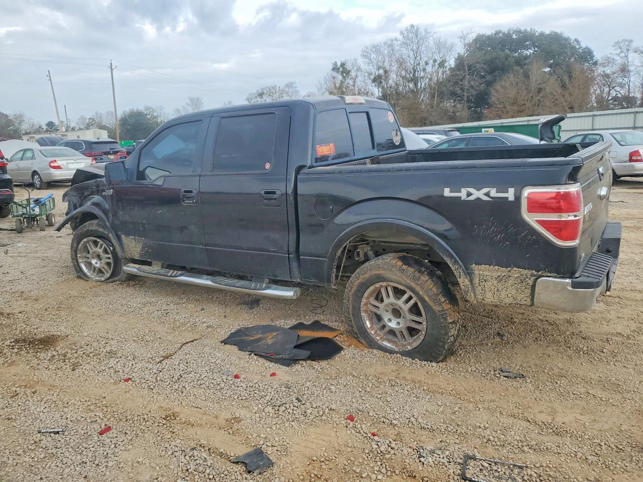2010 Ford F150 Supercrew Black vin: 1FTFW1EV5AFB06414