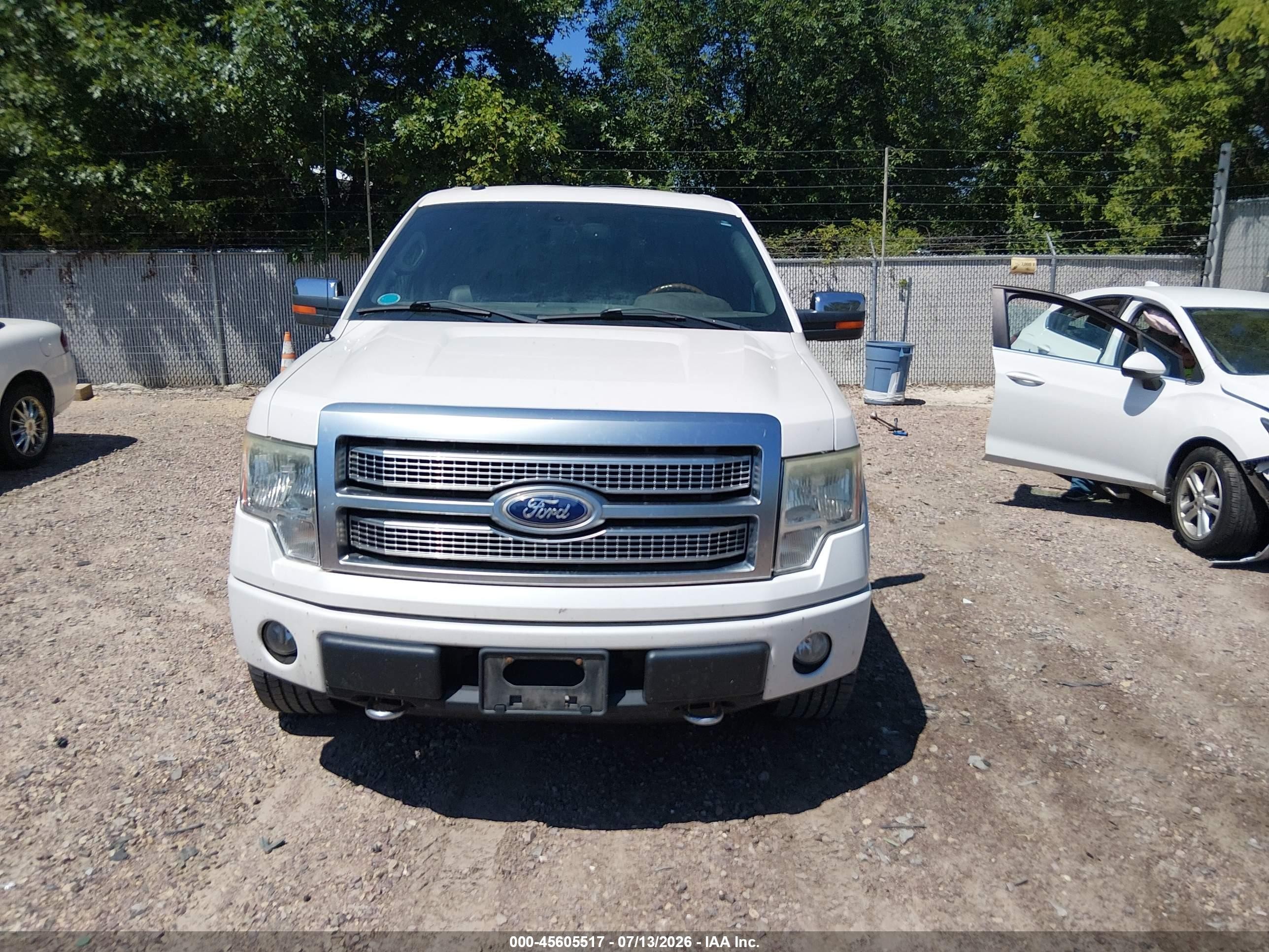 2010 Ford F-150 Fx4/harley-davidson/king Ranch/lariat/platinum/xl/xlt White vin: 1FTFW1EV5AFB39459