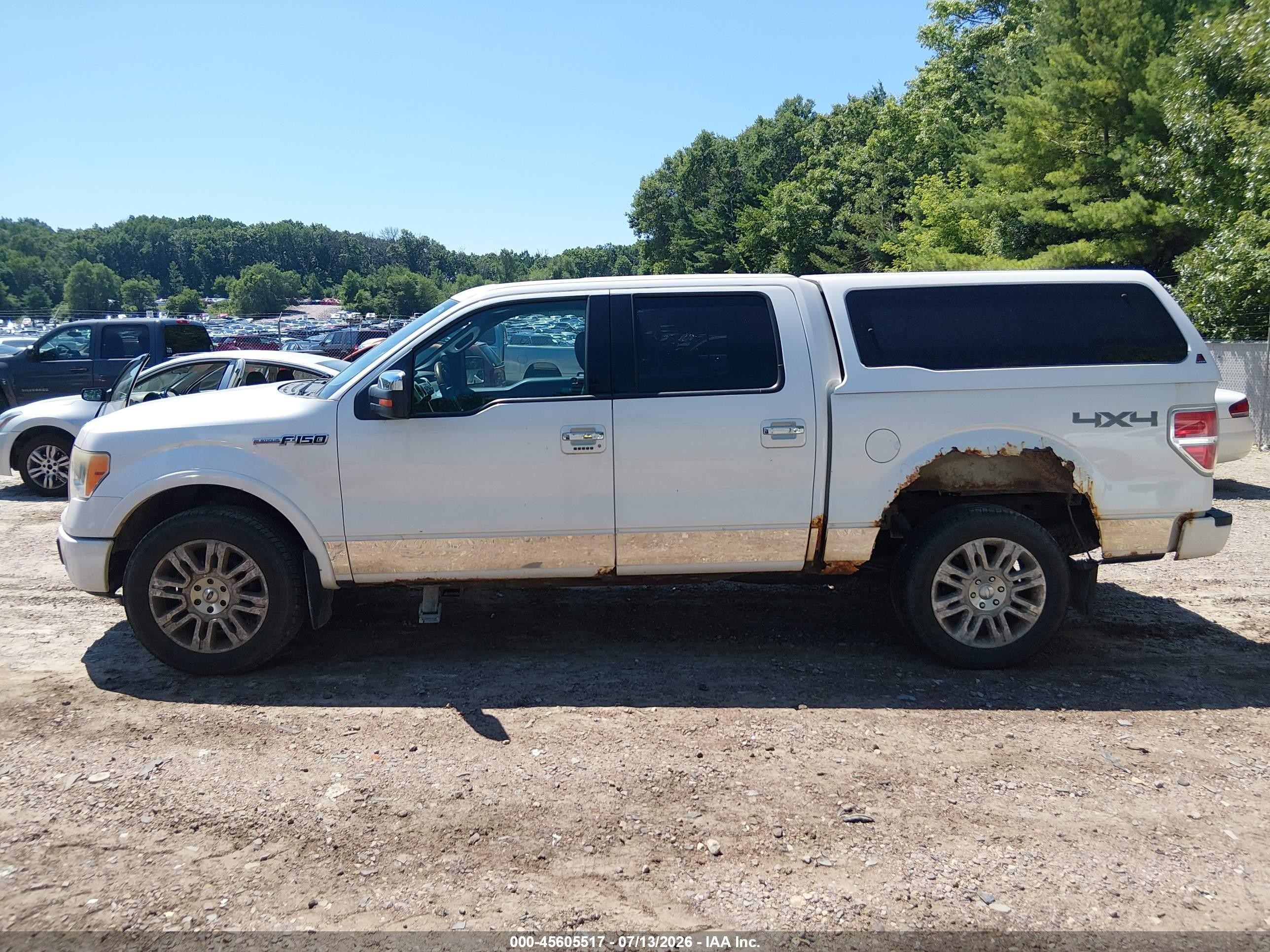 2010 Ford F-150 Fx4/harley-davidson/king Ranch/lariat/platinum/xl/xlt White vin: 1FTFW1EV5AFB39459