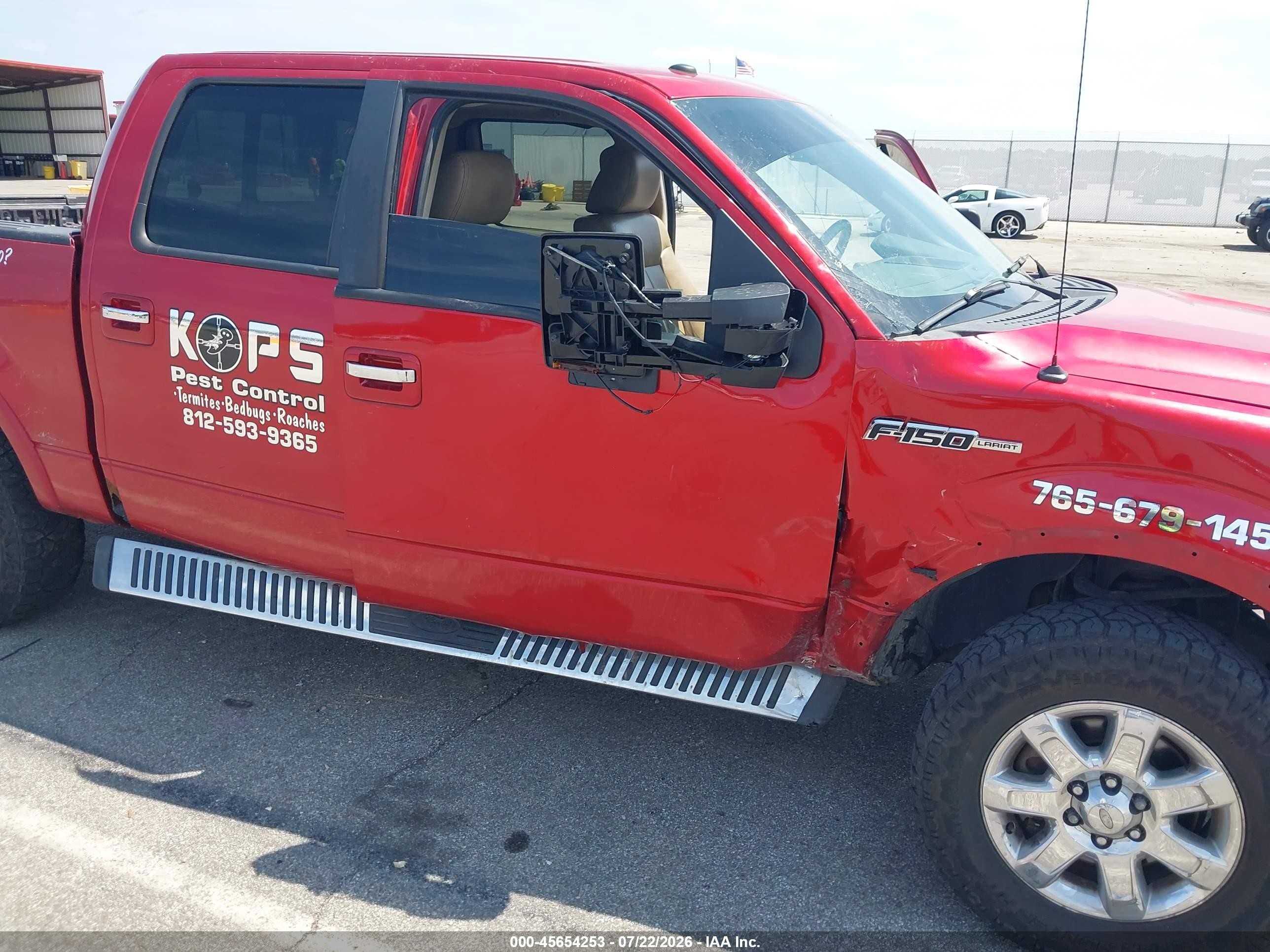 2010 Ford F-150 Fx4/harley-davidson/king Ranch/lariat/platinum/xl/xlt Красный vin: 1FTFW1EV5AFB56066