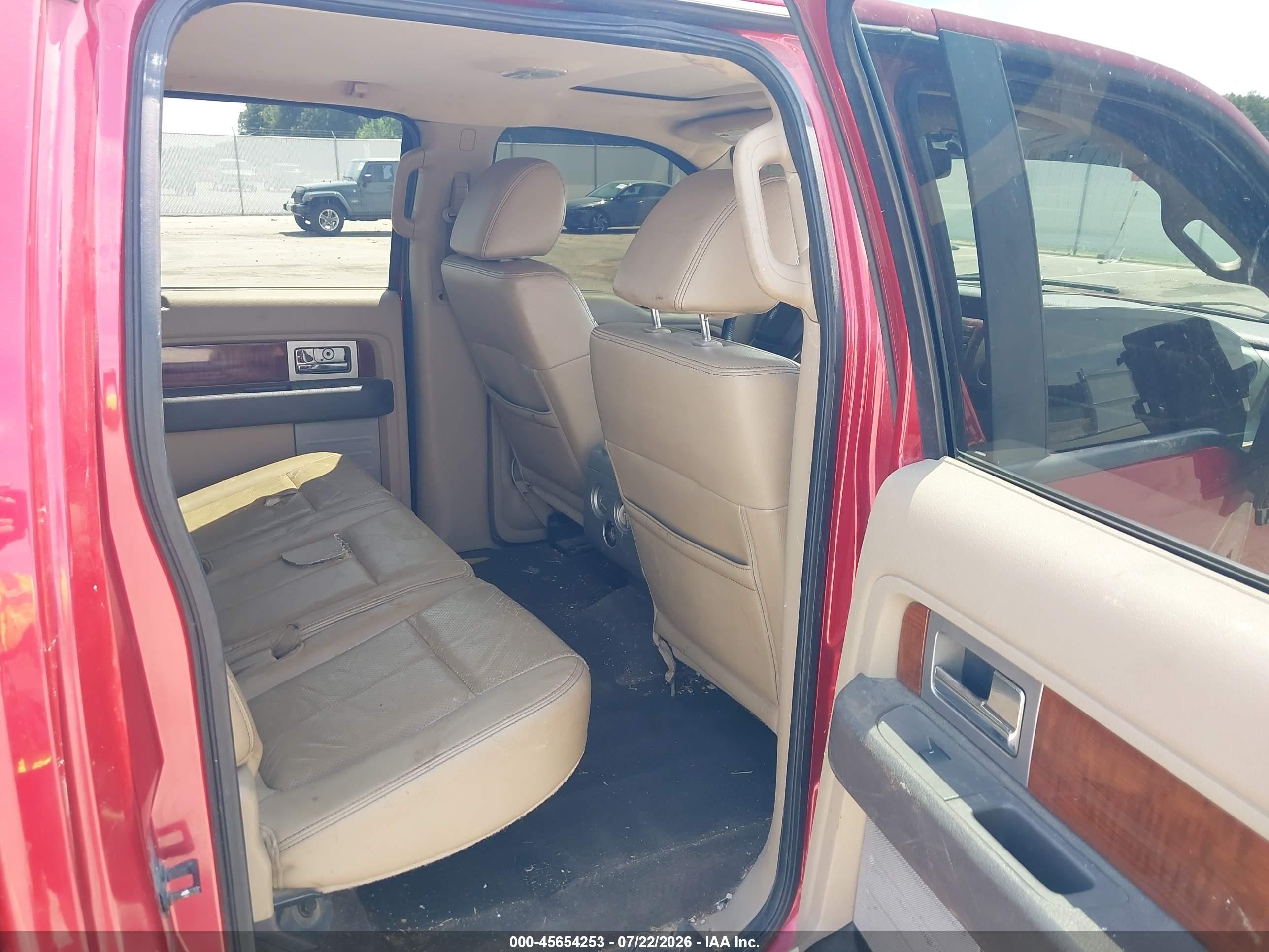 2010 Ford F-150 Fx4/harley-davidson/king Ranch/lariat/platinum/xl/xlt Красный vin: 1FTFW1EV5AFB56066