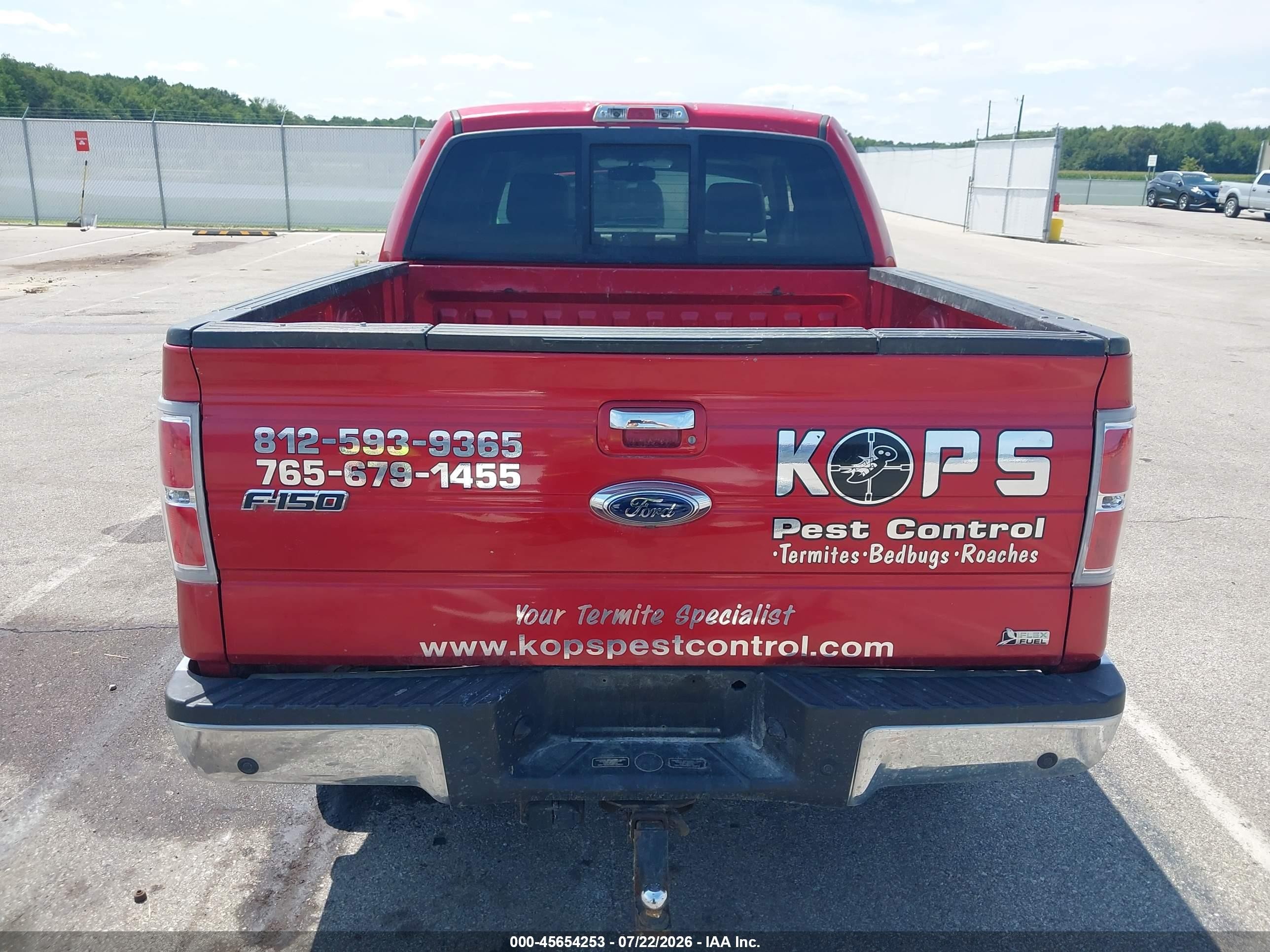 2010 Ford F-150 Fx4/harley-davidson/king Ranch/lariat/platinum/xl/xlt Красный vin: 1FTFW1EV5AFB56066