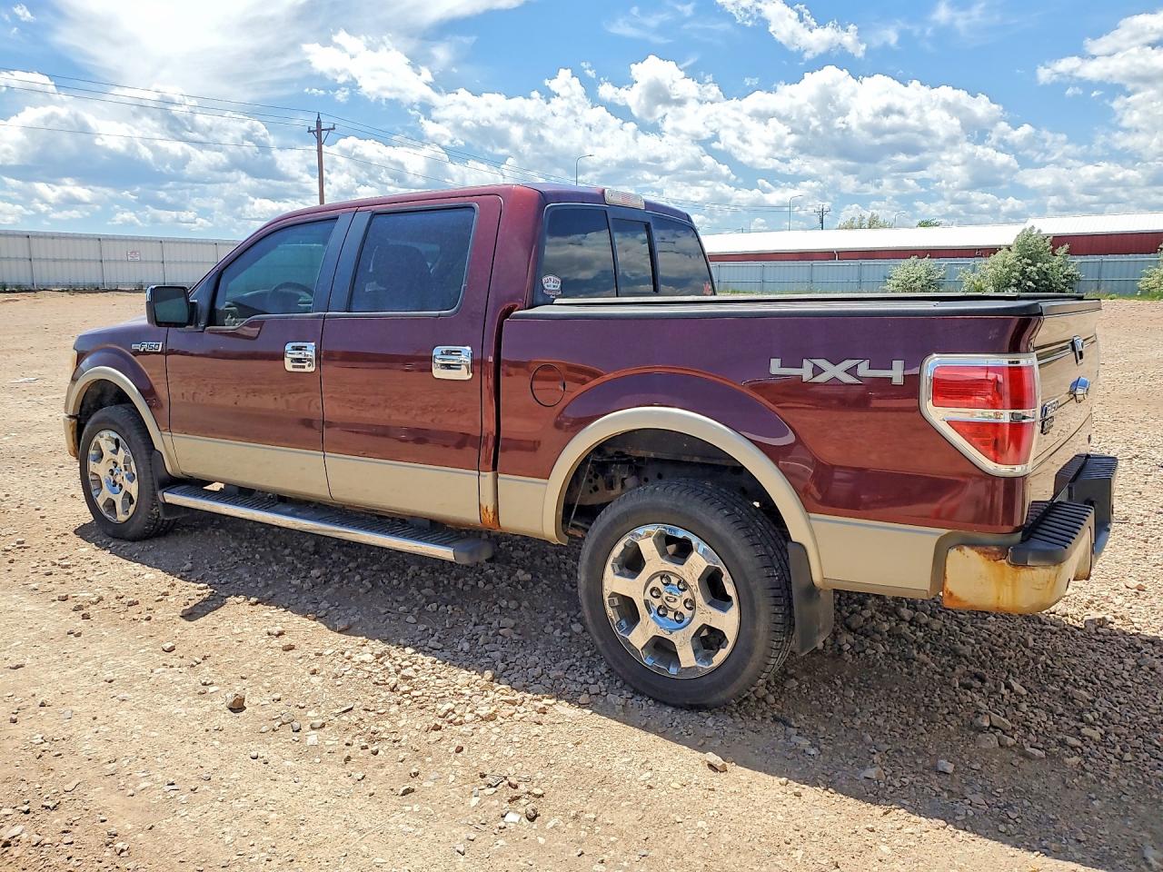 2010 Ford F150 Supercrew Maroon vin: 1FTFW1EV5AFB67052