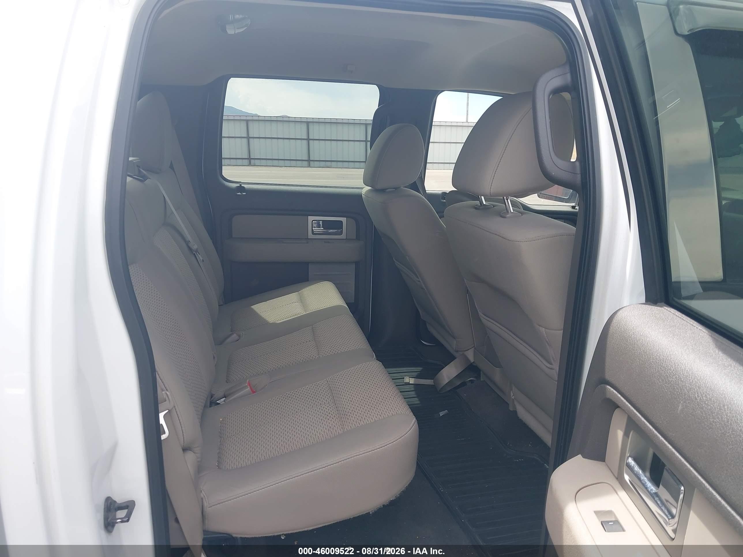 2010 Ford F-150 Fx4/harley-davidson/king Ranch/lariat/platinum/xl/xlt White vin: 1FTFW1EV5AFB72767