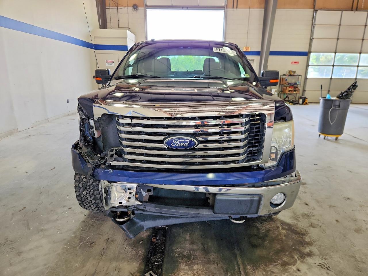 2010 Ford F150 Supercrew Blue vin: 1FTFW1EV5AFB92503