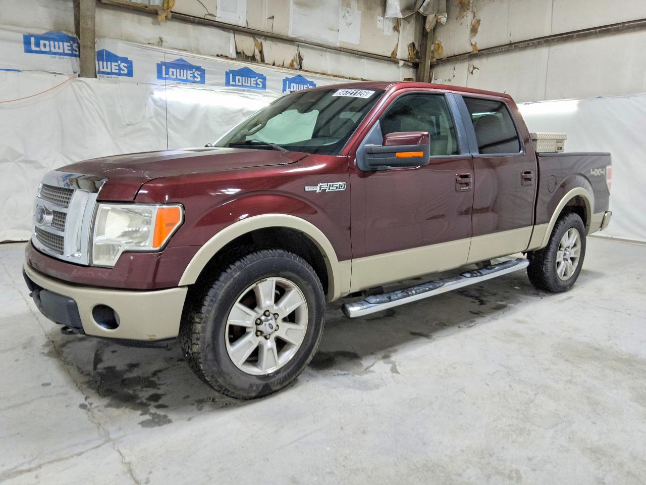 2010 Ford F150 Supercrew Maroon vin: 1FTFW1EV5AFB94283