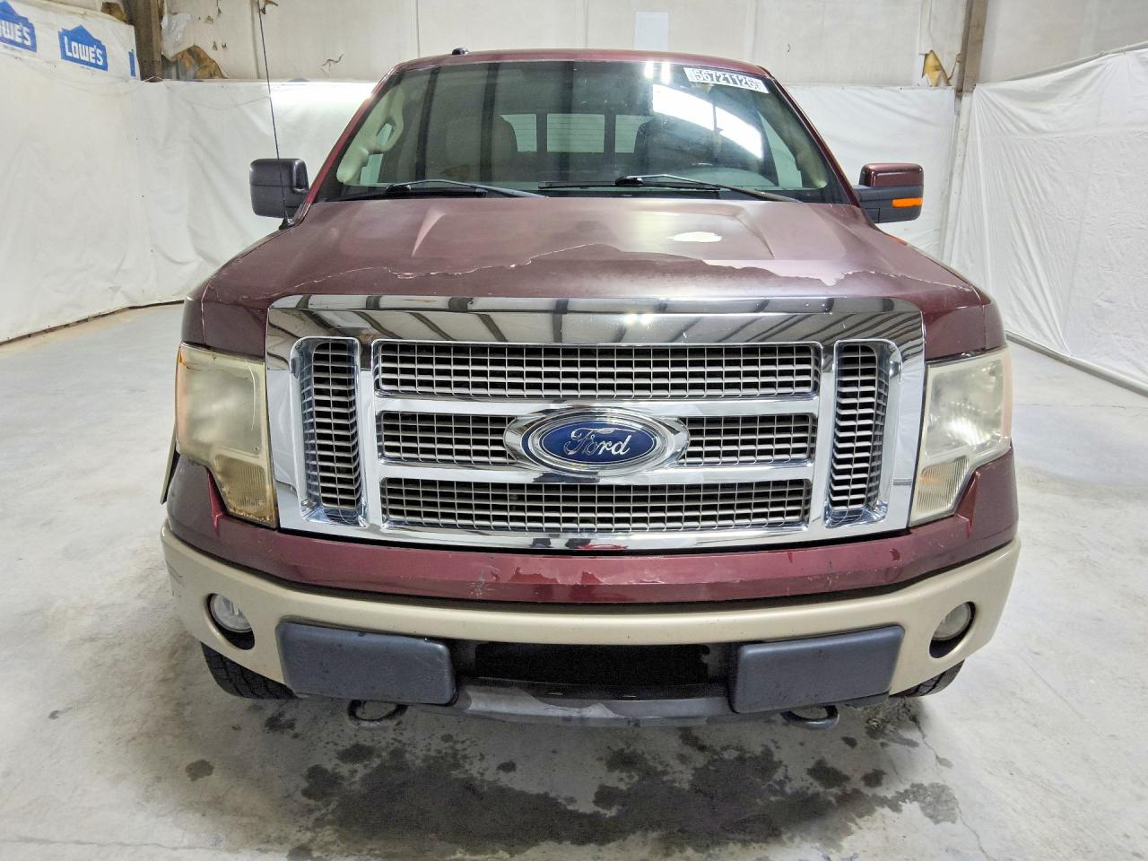 2010 Ford F150 Supercrew Maroon vin: 1FTFW1EV5AFB94283