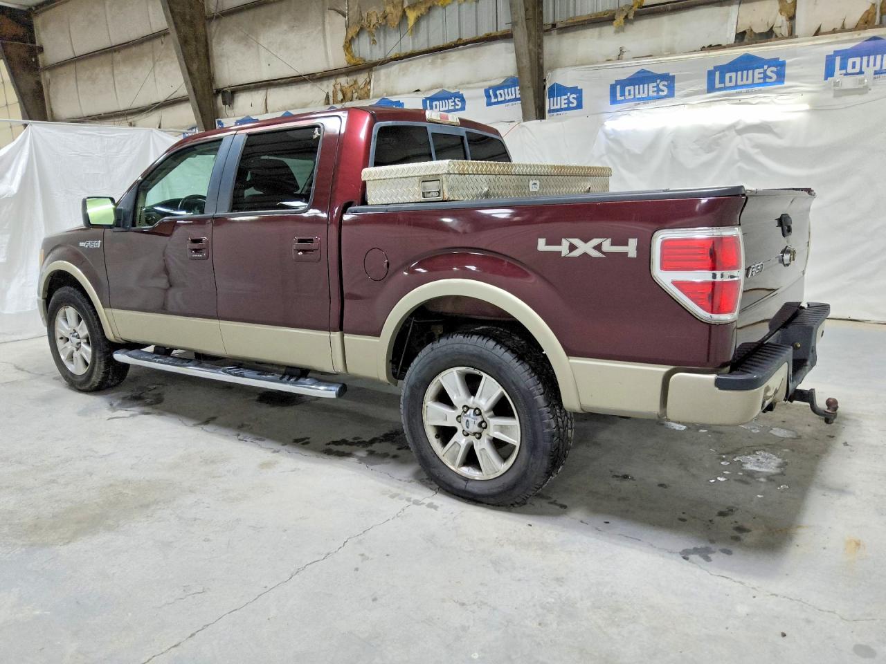 2010 Ford F150 Supercrew Maroon vin: 1FTFW1EV5AFB94283