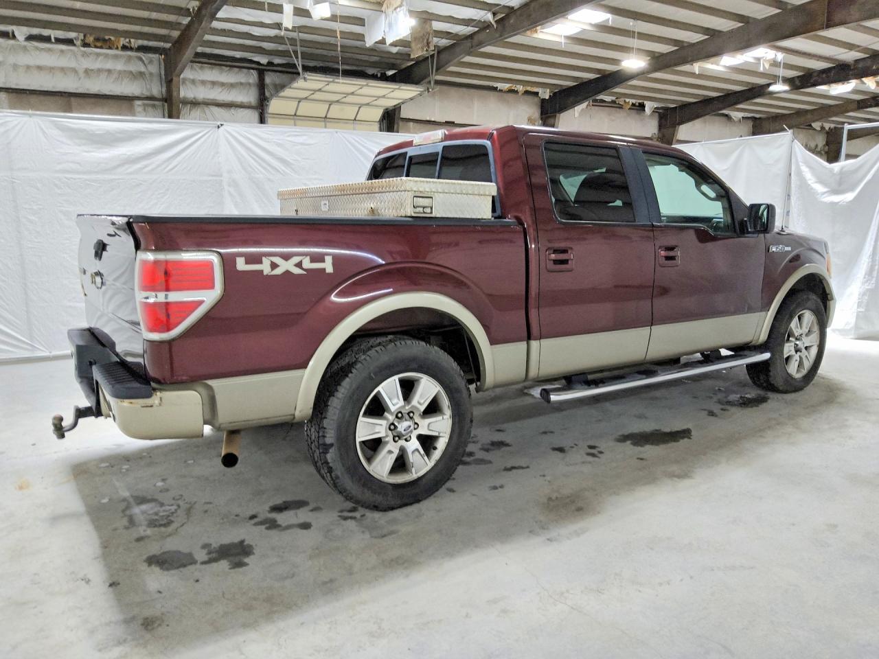 2010 Ford F150 Supercrew Maroon vin: 1FTFW1EV5AFB94283