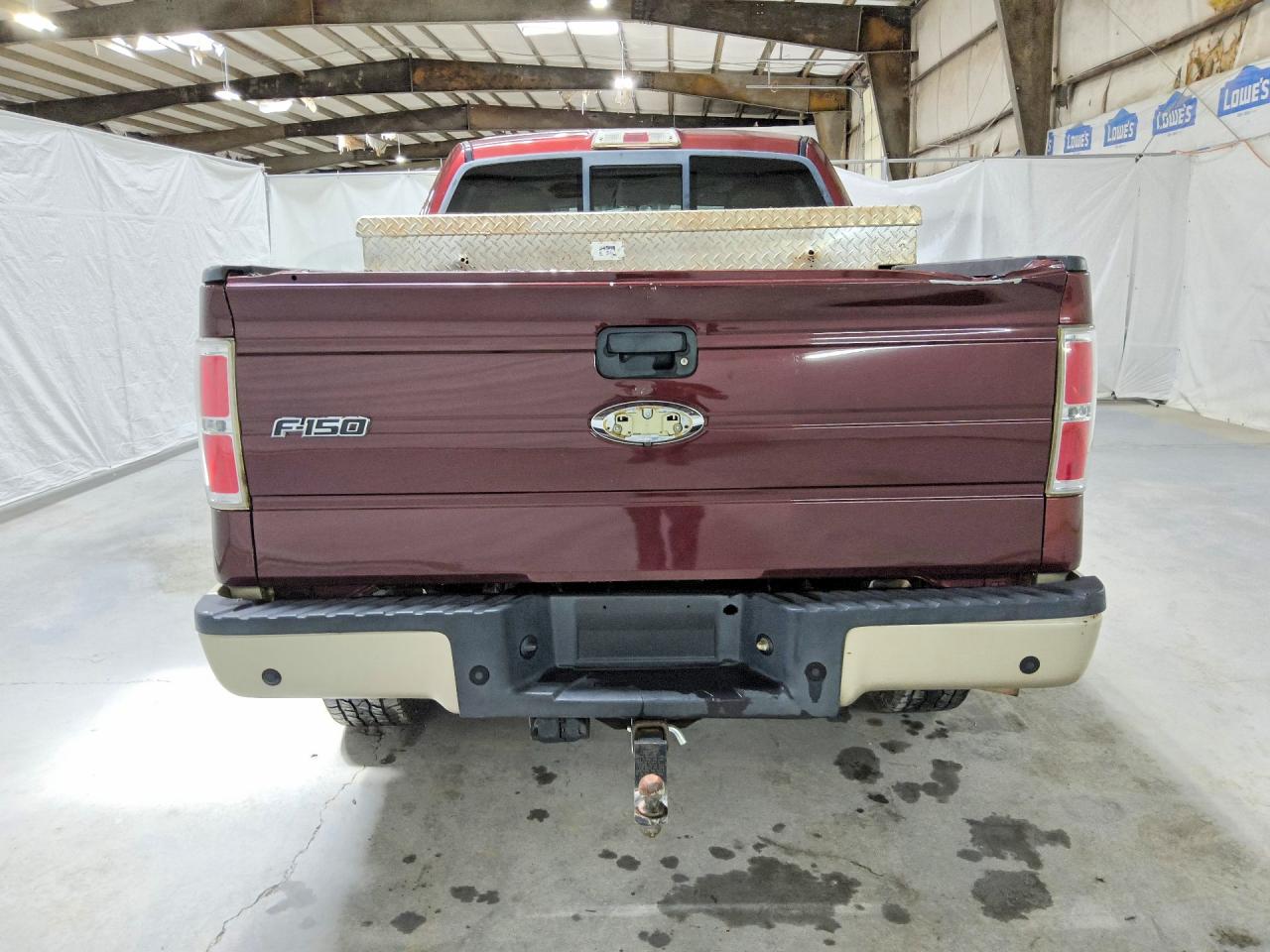 2010 Ford F150 Supercrew Maroon vin: 1FTFW1EV5AFB94283