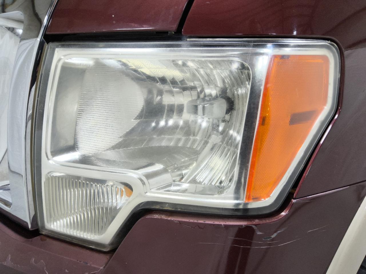 2010 Ford F150 Supercrew Maroon vin: 1FTFW1EV5AFB94283 Damage: Left Head Lamp, Faded, Repair Required
