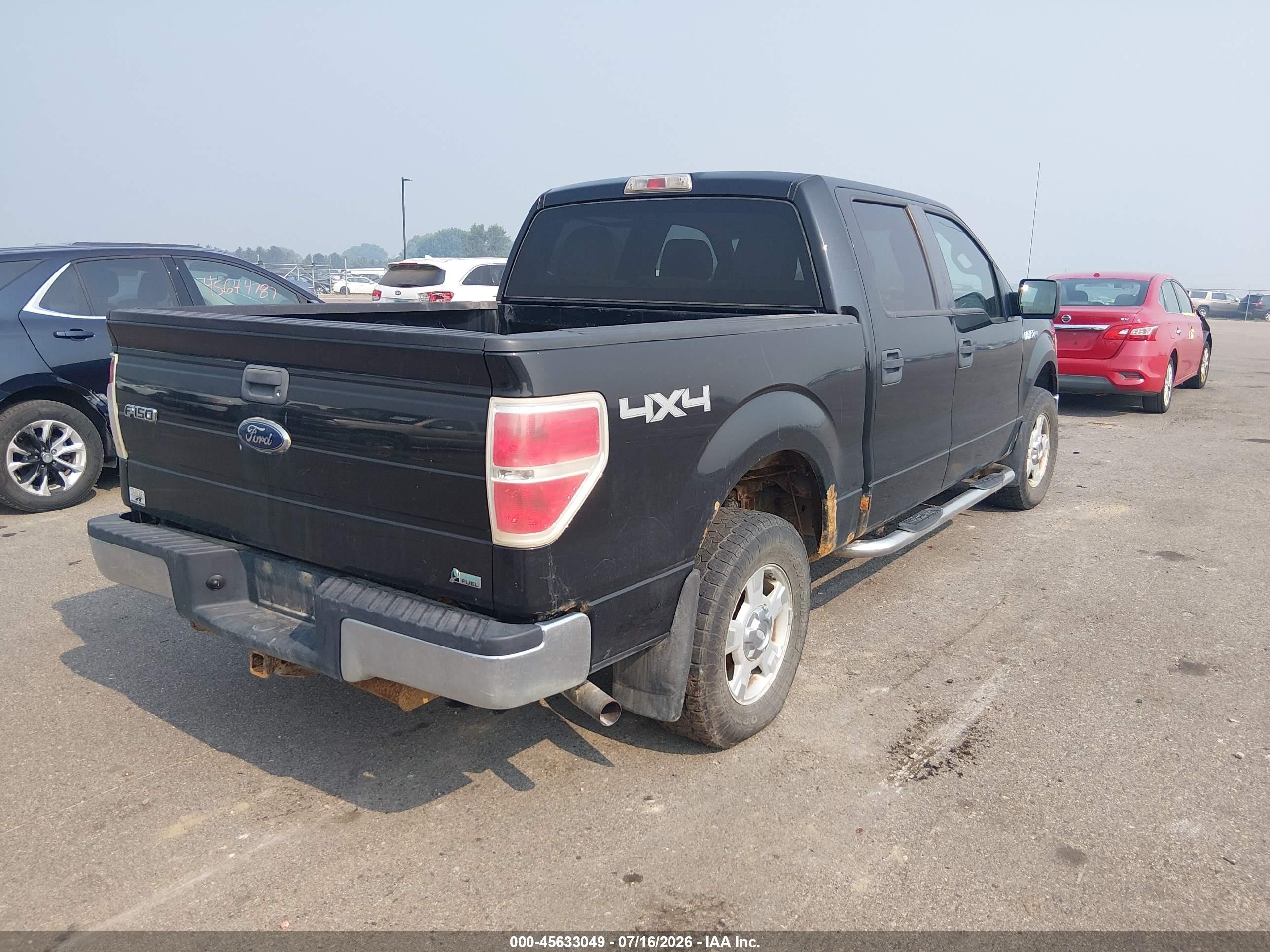 2010 Ford F-150 Fx4/harley-davidson/king Ranch/lariat/platinum/xl/xlt Black vin: 1FTFW1EV5AFC36564