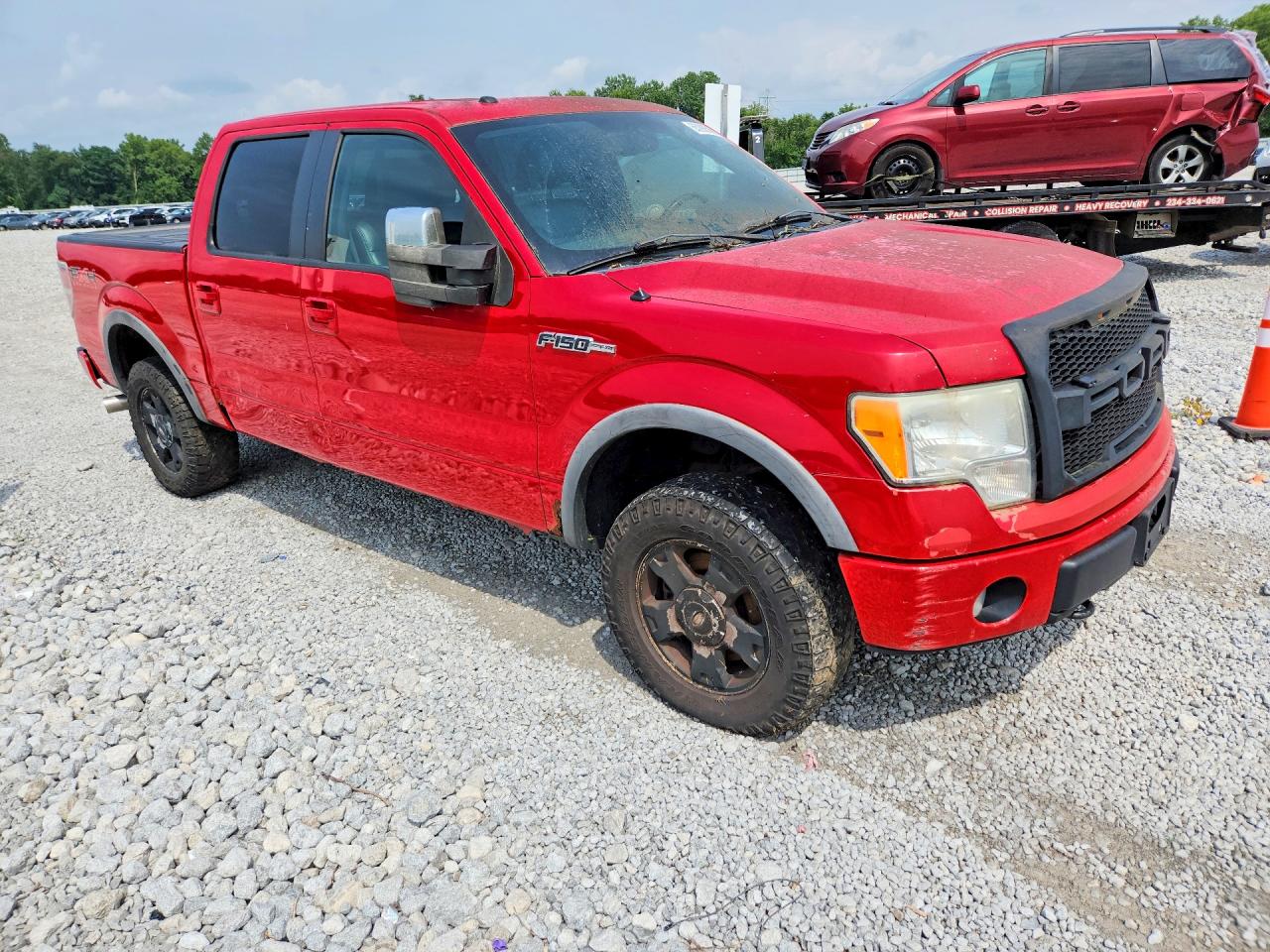 2010 Ford F150 Supercrew Red vin: 1FTFW1EV5AFC83075