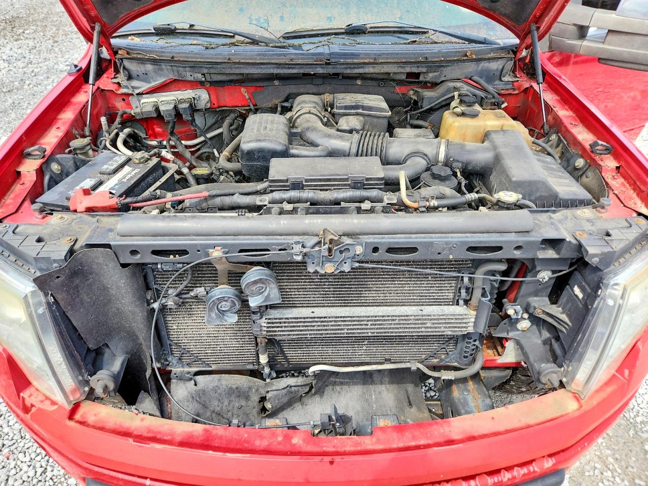 2010 Ford F150 Supercrew Red vin: 1FTFW1EV5AFC83075