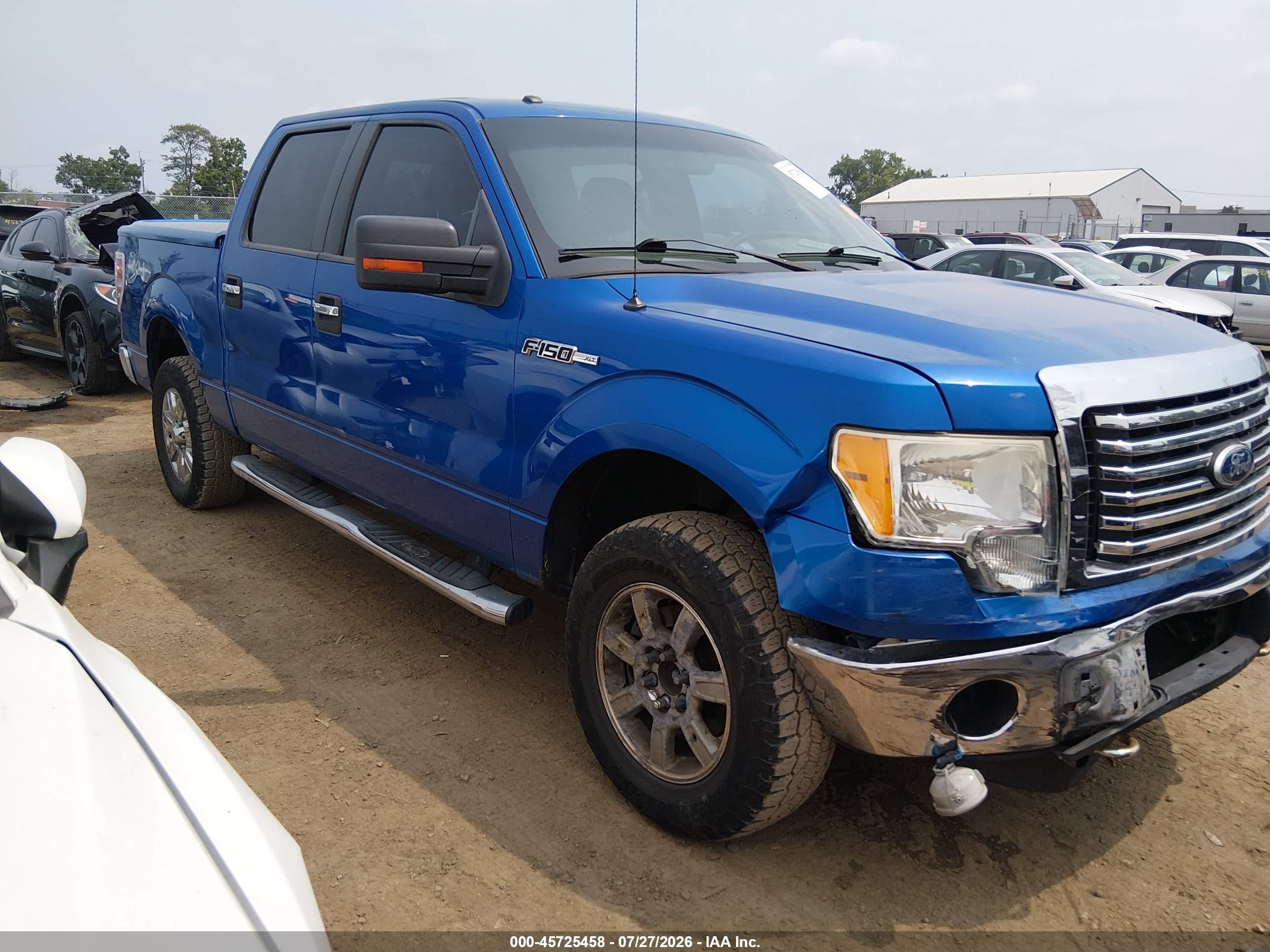 2010 Ford F-150 Fx4/harley-davidson/king Ranch/lariat/platinum/xl/xlt Blue vin: 1FTFW1EV5AFC89703