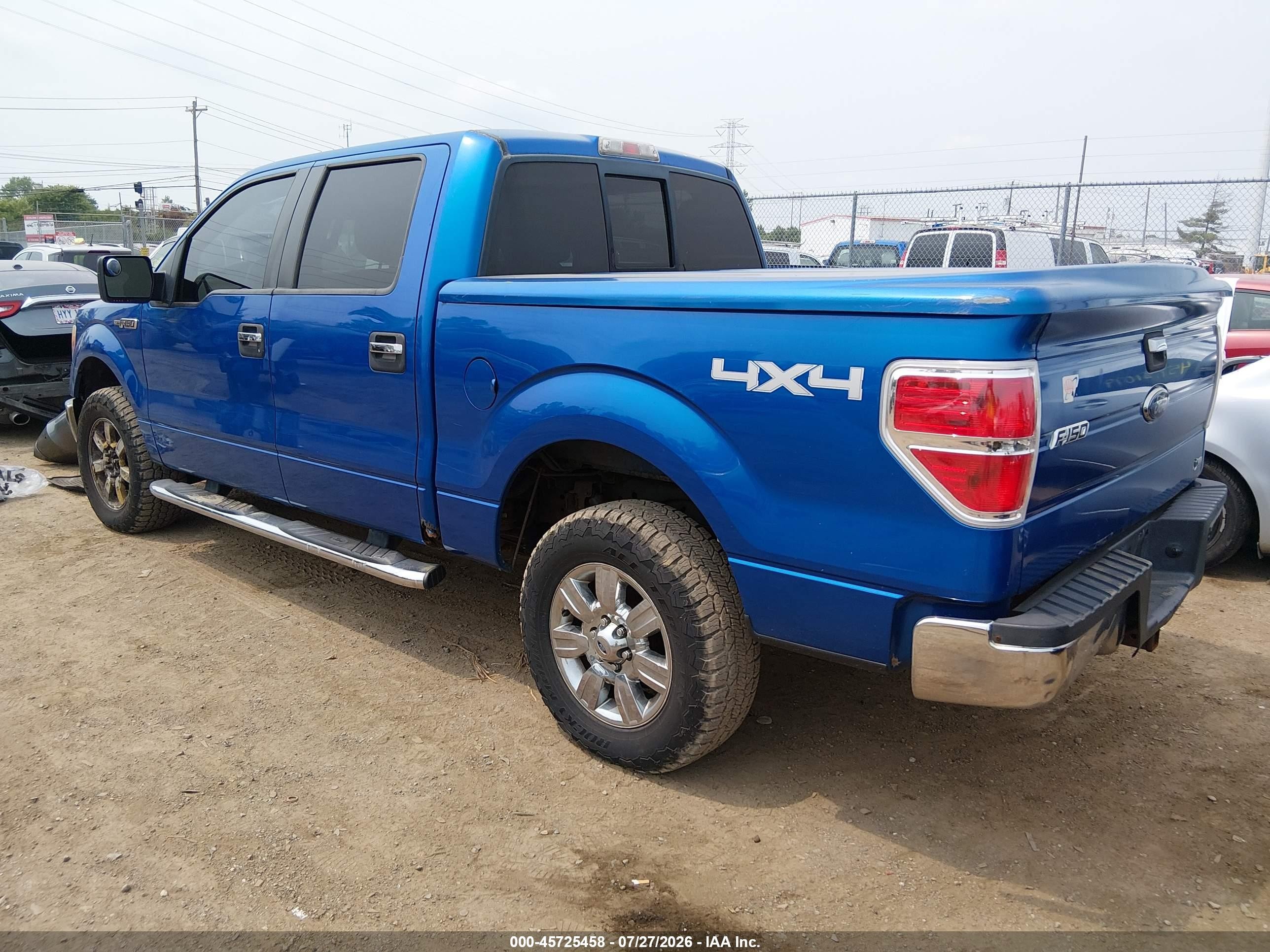 2010 Ford F-150 Fx4/harley-davidson/king Ranch/lariat/platinum/xl/xlt Blue vin: 1FTFW1EV5AFC89703