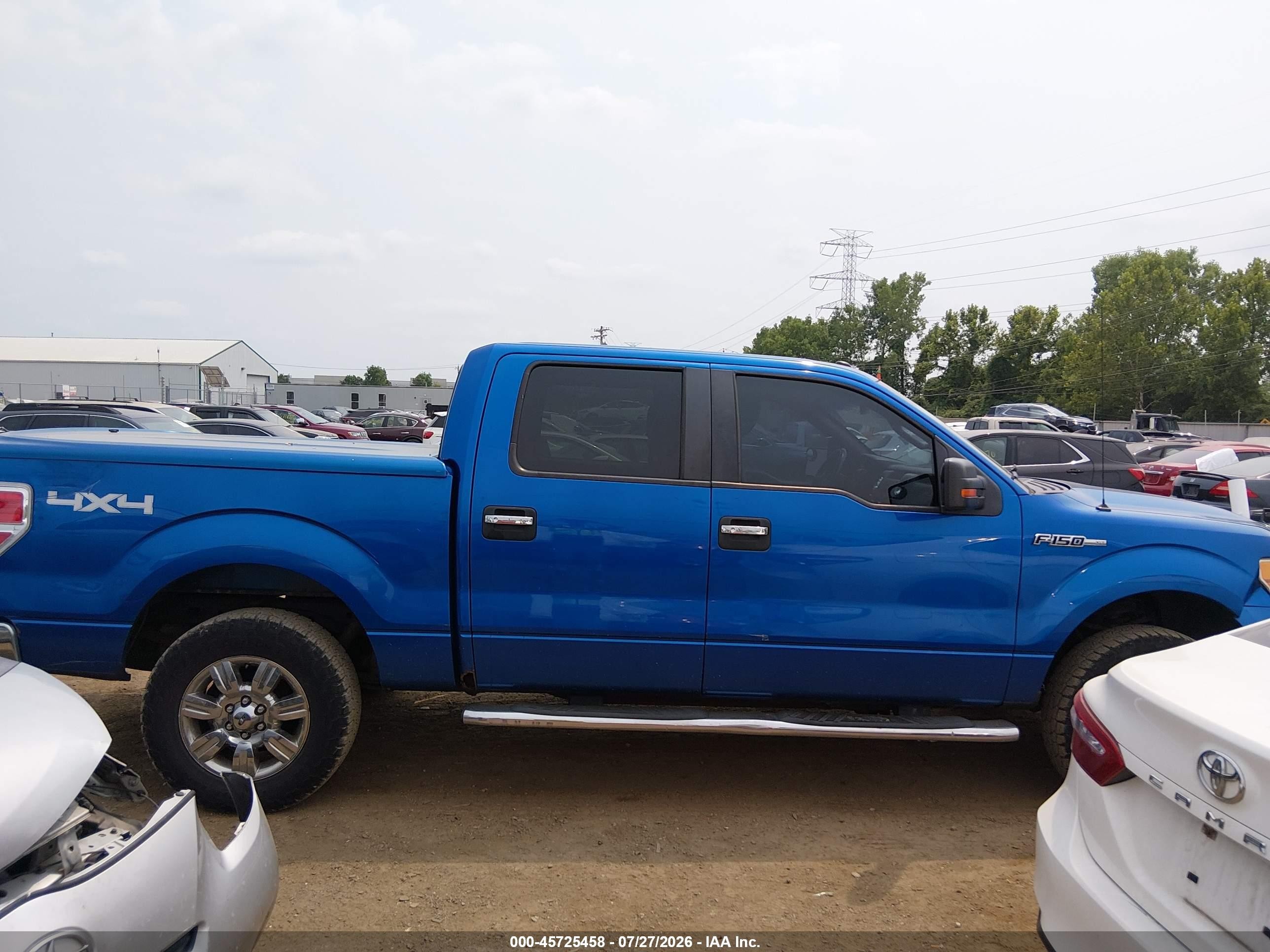 2010 Ford F-150 Fx4/harley-davidson/king Ranch/lariat/platinum/xl/xlt Blue vin: 1FTFW1EV5AFC89703