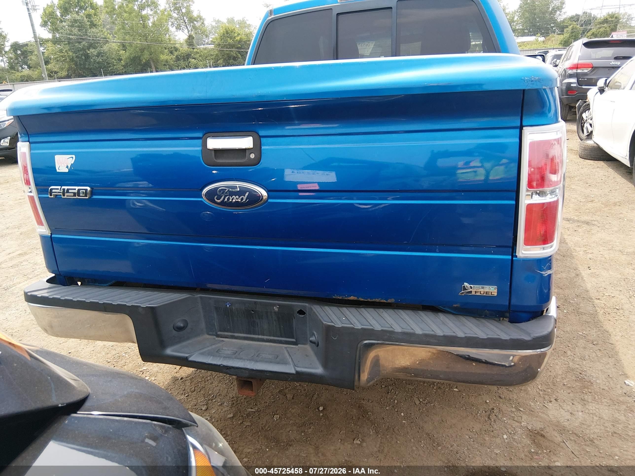 2010 Ford F-150 Fx4/harley-davidson/king Ranch/lariat/platinum/xl/xlt Blue vin: 1FTFW1EV5AFC89703