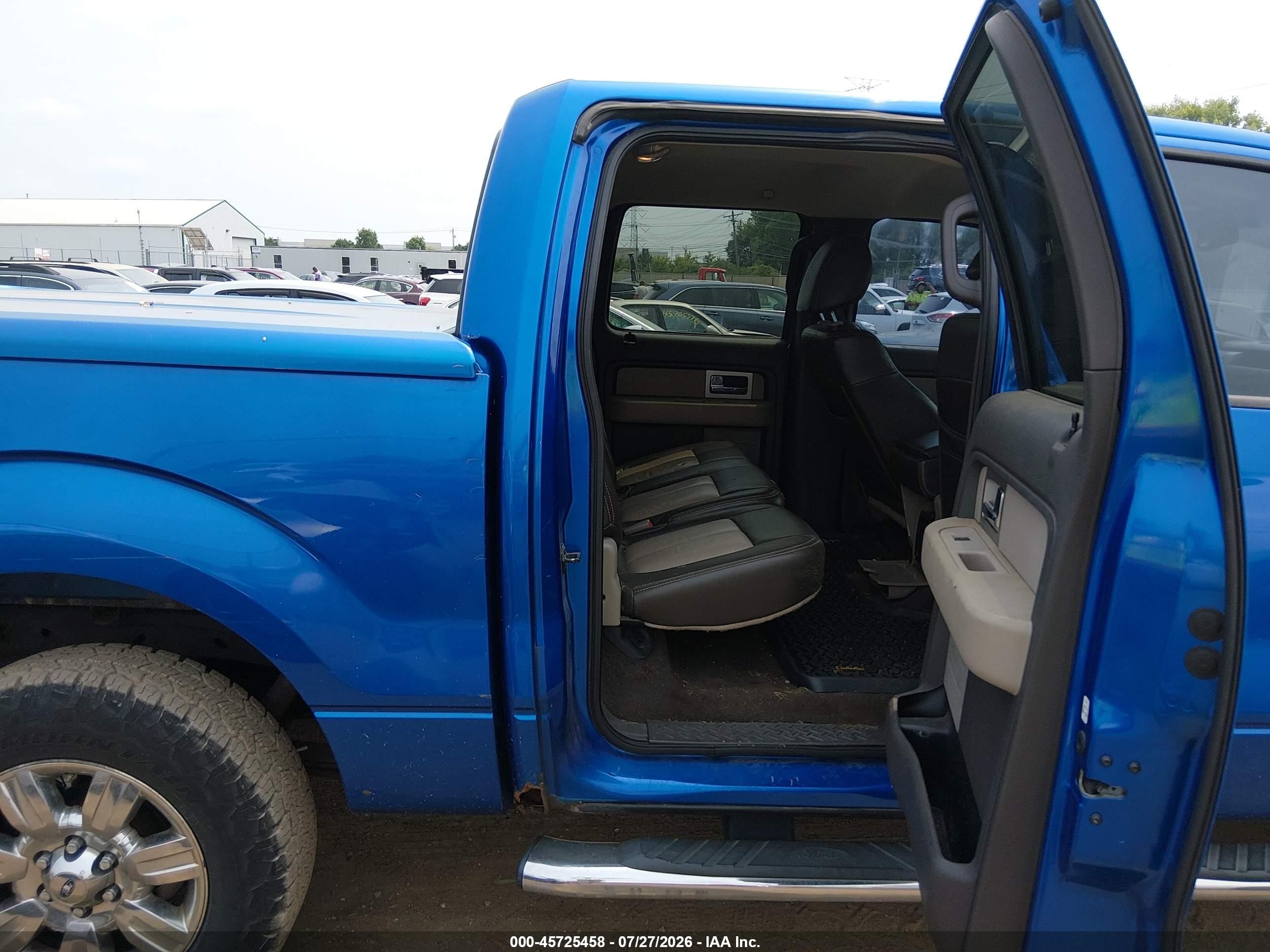 2010 Ford F-150 Fx4/harley-davidson/king Ranch/lariat/platinum/xl/xlt Blue vin: 1FTFW1EV5AFC89703