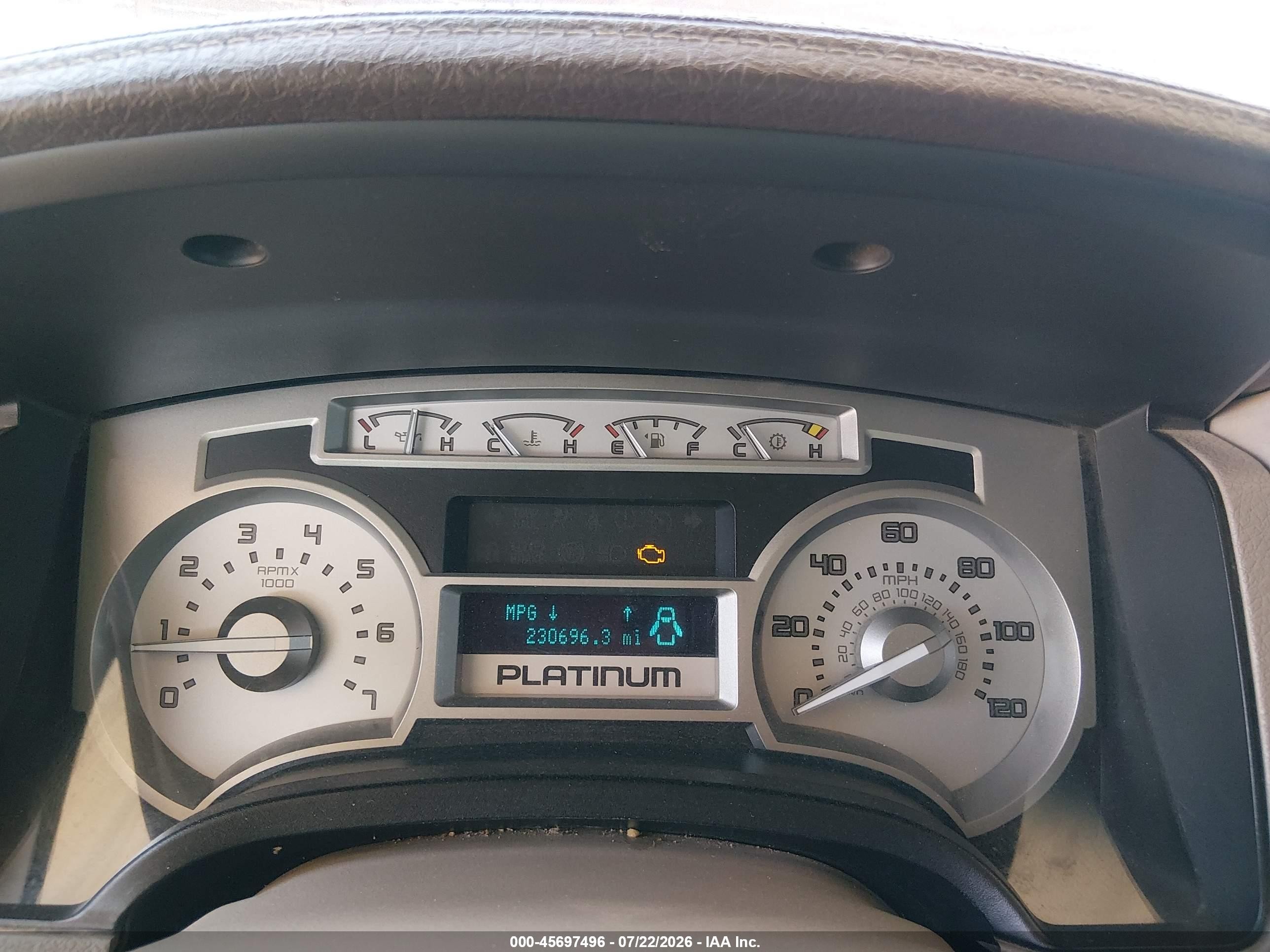 2010 Ford F-150 Fx4/harley-davidson/king Ranch/lariat/platinum/xl/xlt Brown vin: 1FTFW1EV5AFD67171
