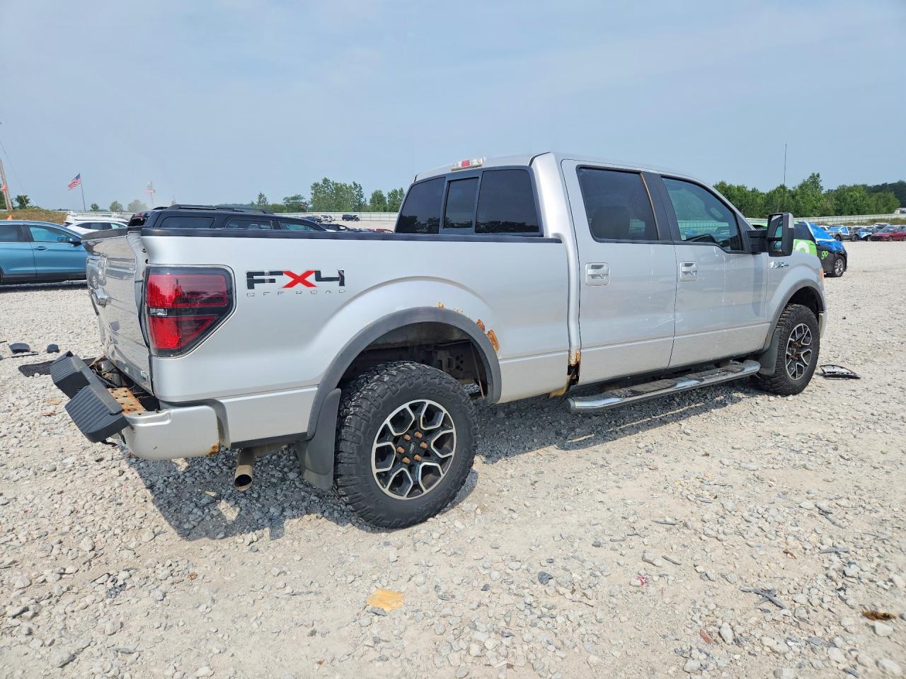 2010 Ford F150 Supercrew Silver vin: 1FTFW1EV5AKB97627
