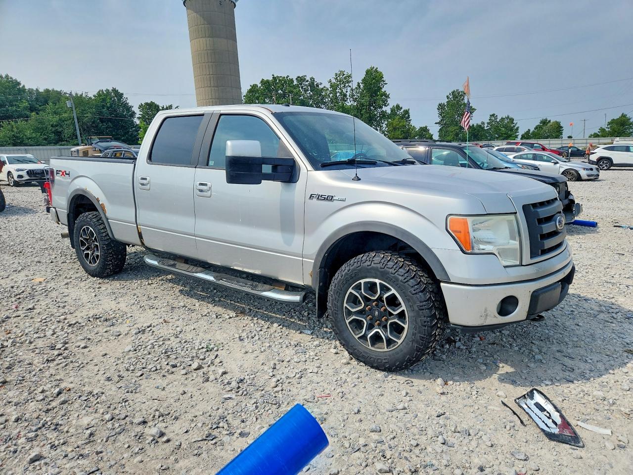2010 Ford F150 Supercrew Silver vin: 1FTFW1EV5AKB97627