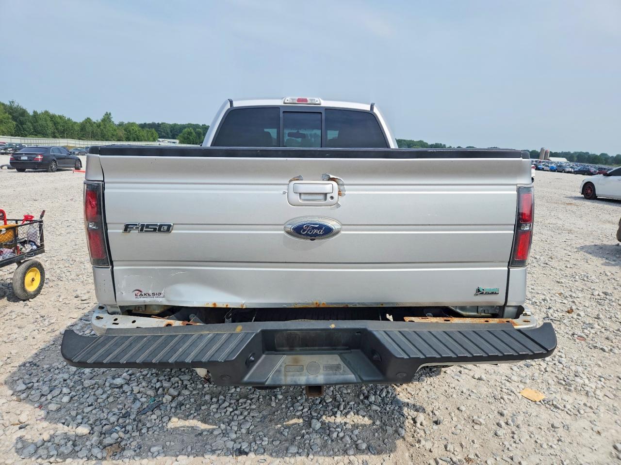 2010 Ford F150 Supercrew Silver vin: 1FTFW1EV5AKB97627