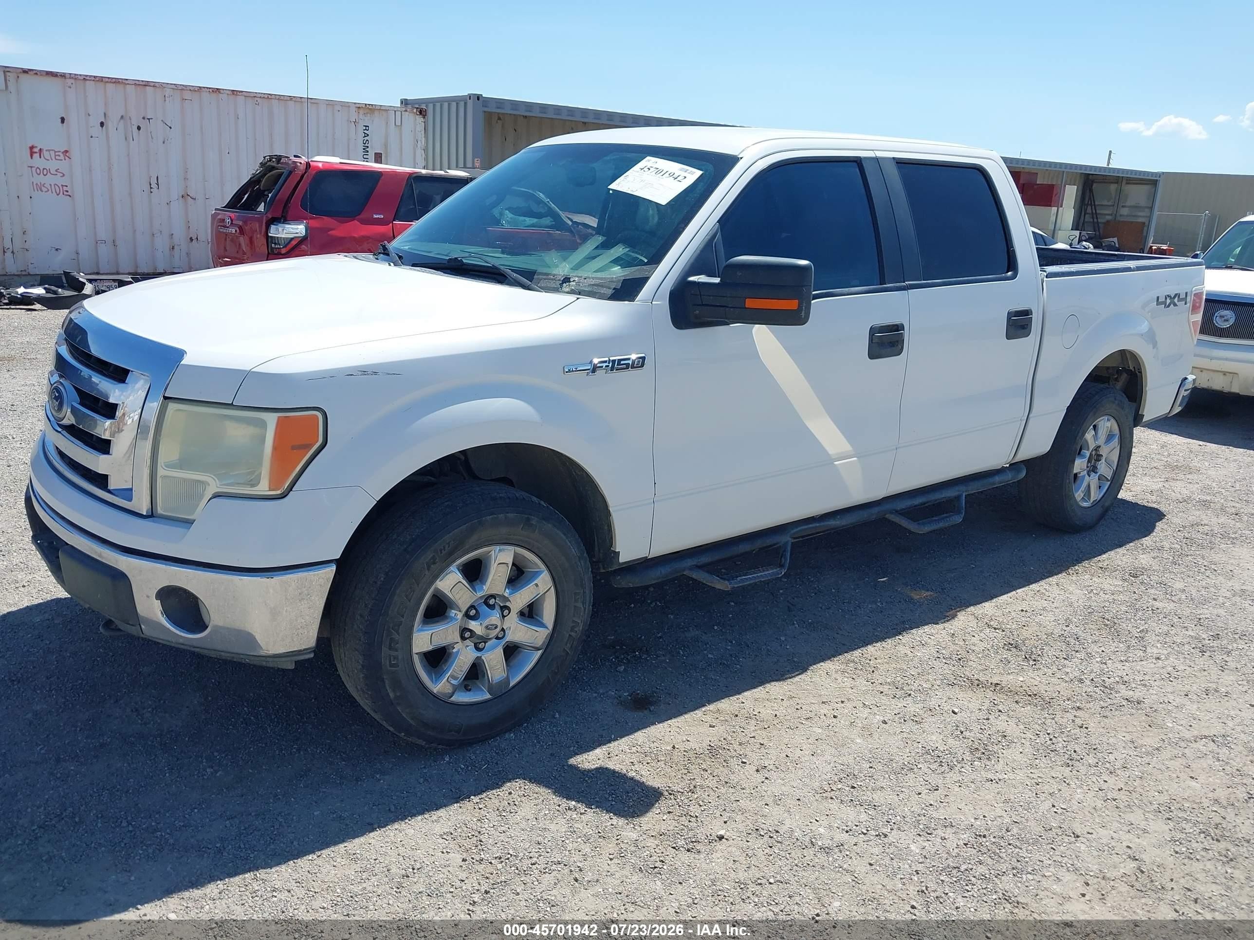 2010 Ford F-150 Fx4/harley-davidson/king Ranch/lariat/platinum/xl/xlt White vin: 1FTFW1EV5AKE20992