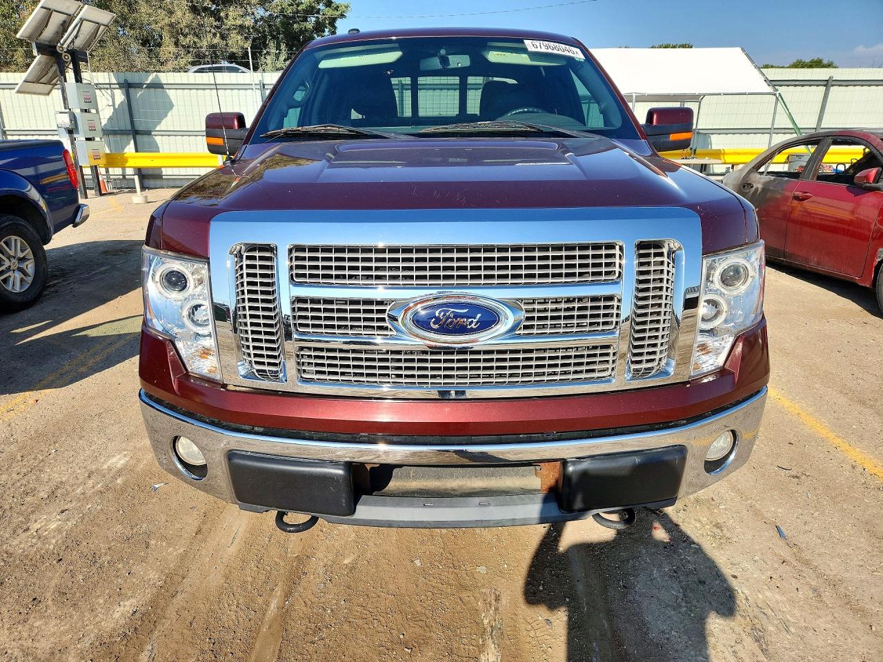 2010 Ford F150 Supercrew Maroon vin: 1FTFW1EV5AKE80402