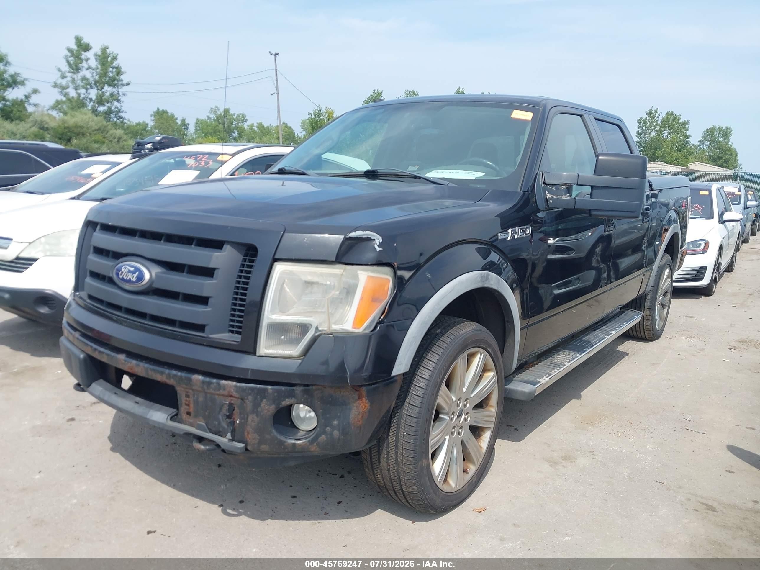 2010 Ford F-150   Черный vin: 1FTFW1EV6AFA01929