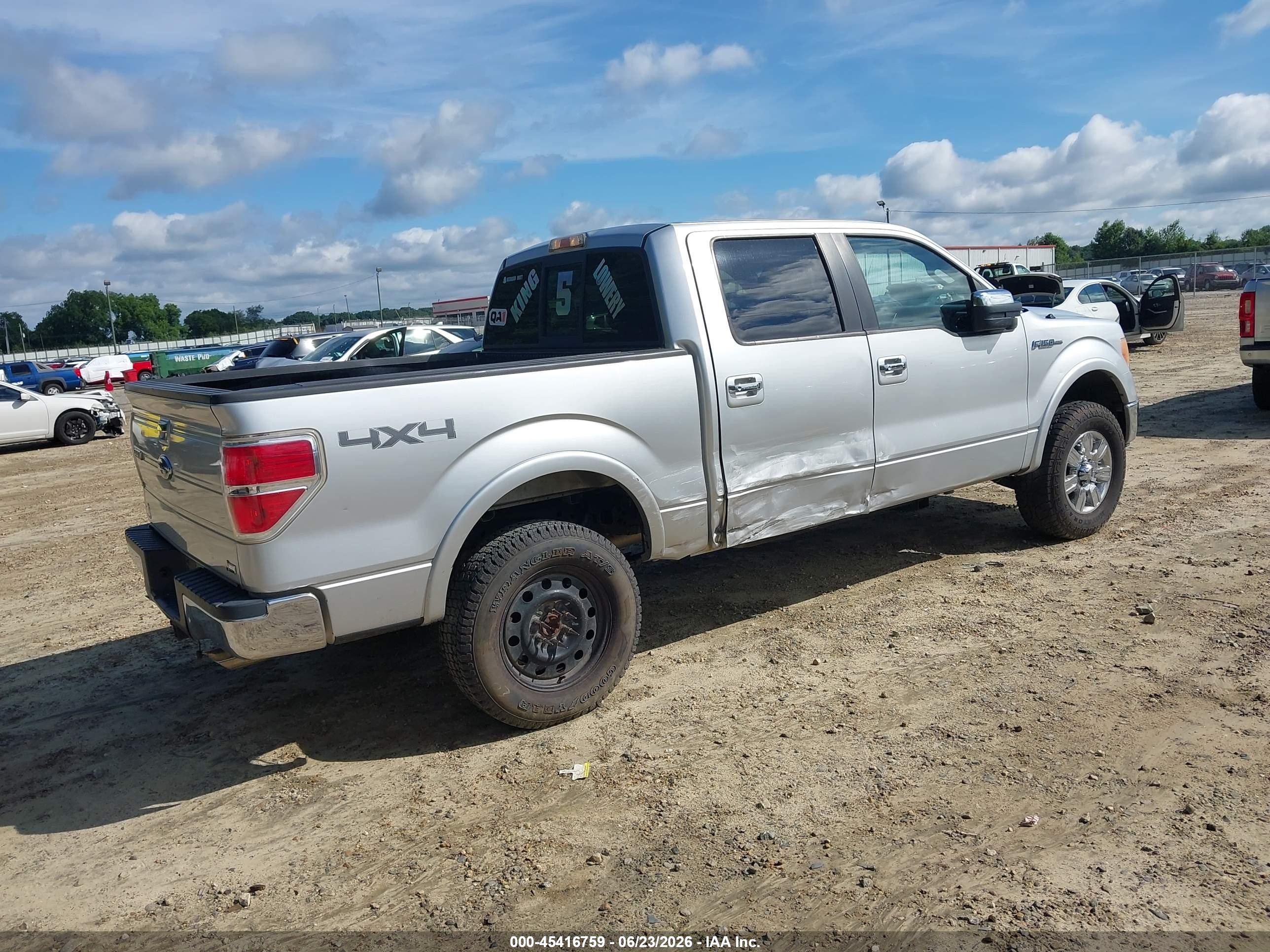2010 Ford F-150 Fx4/harley-davidson/king Ranch/lariat/platinum/xl/xlt Silver vin: 1FTFW1EV6AFA02465