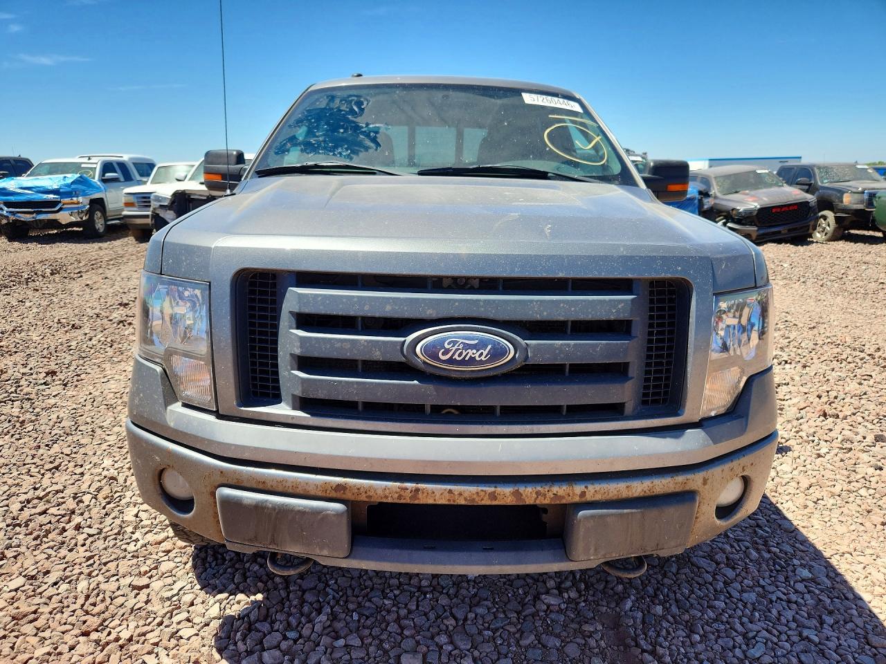 2010 Ford F150 Supercrew Gray vin: 1FTFW1EV6AFA14017