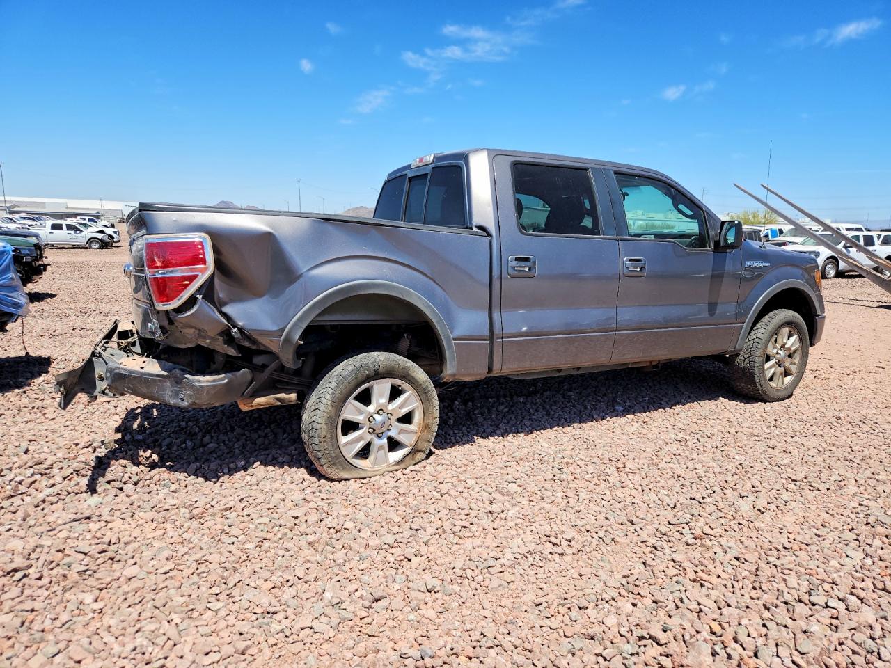 2010 Ford F150 Supercrew Gray vin: 1FTFW1EV6AFA14017